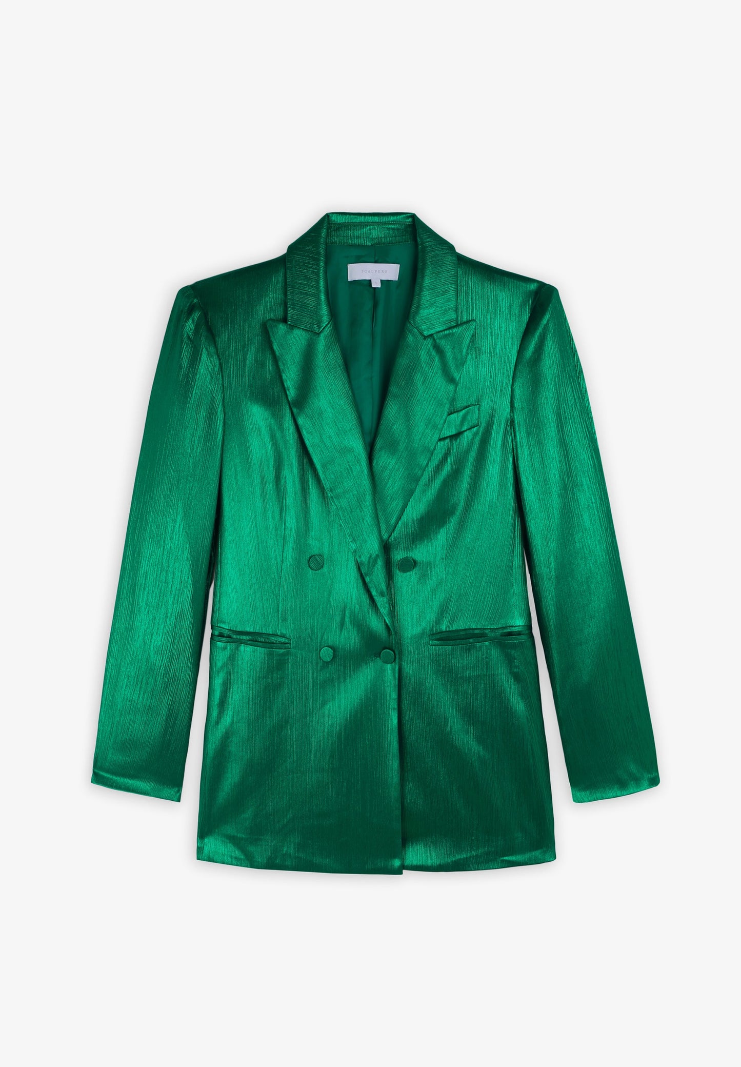 BLAZER CRUZADA SATINADA