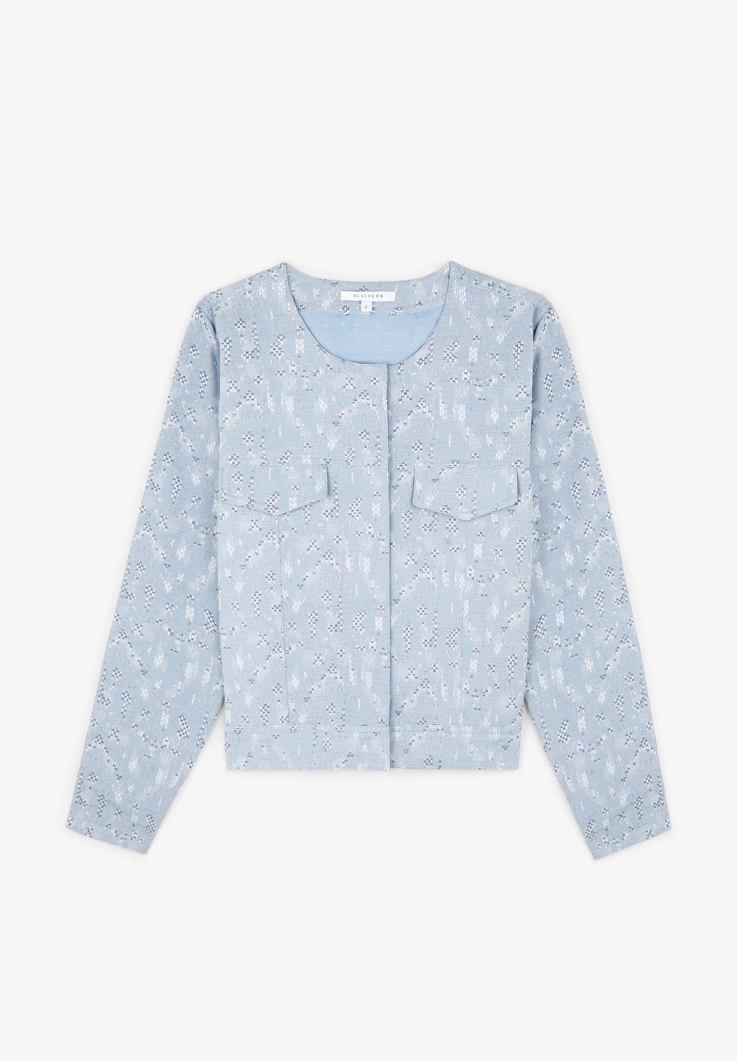 CHAQUETA DENIM JACQUARD