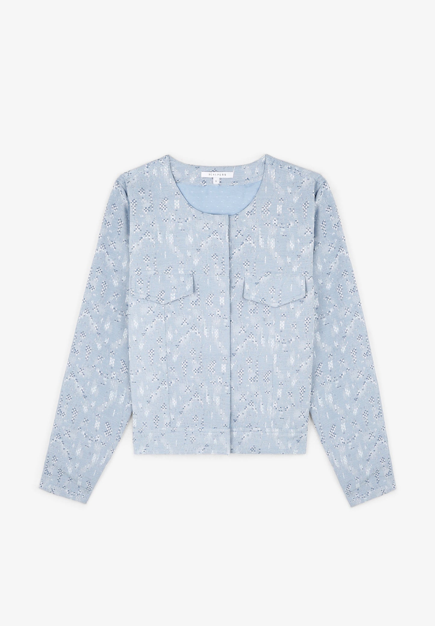 CHAQUETA DENIM JACQUARD