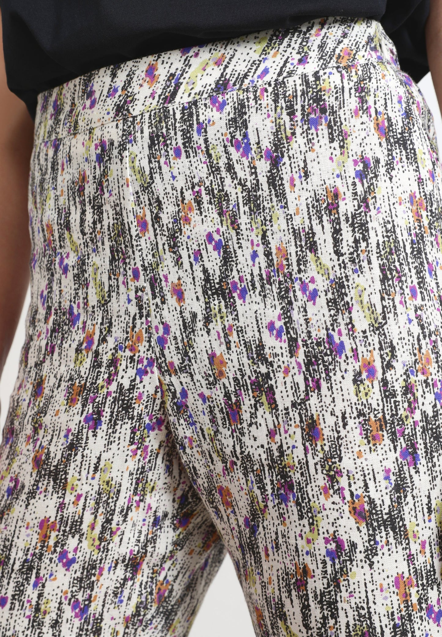 PANTALÓN MULTICOLOR LINO