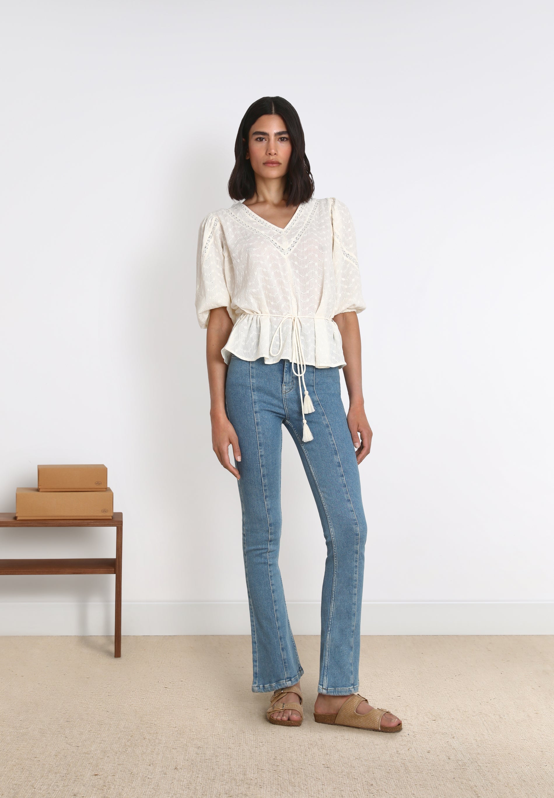 JEANS BOOTCUT COSTURA