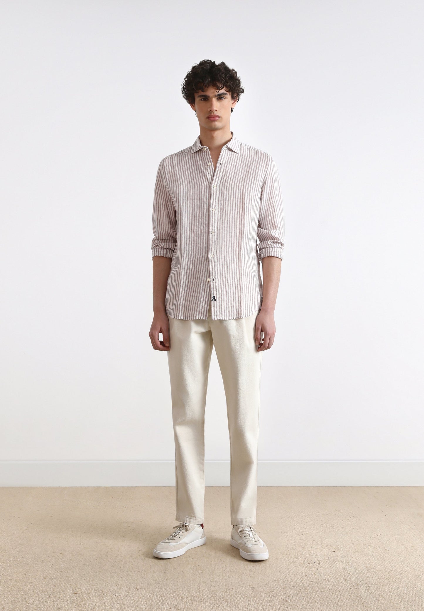 CAMISA LINO RAYAS