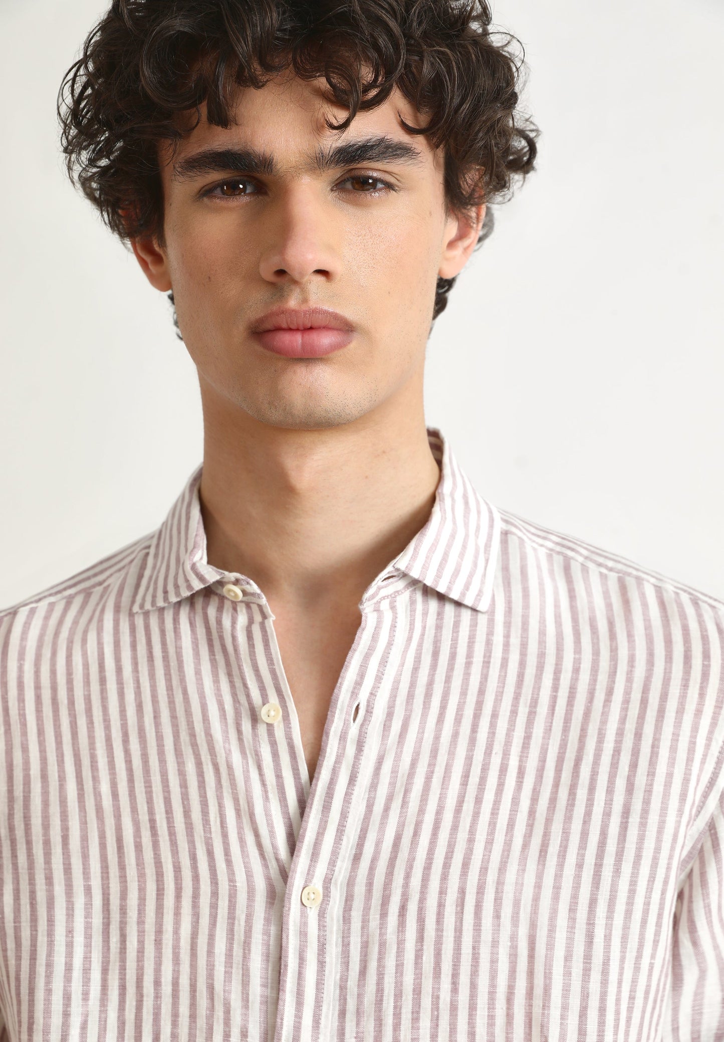 CAMISA LINO RAYAS