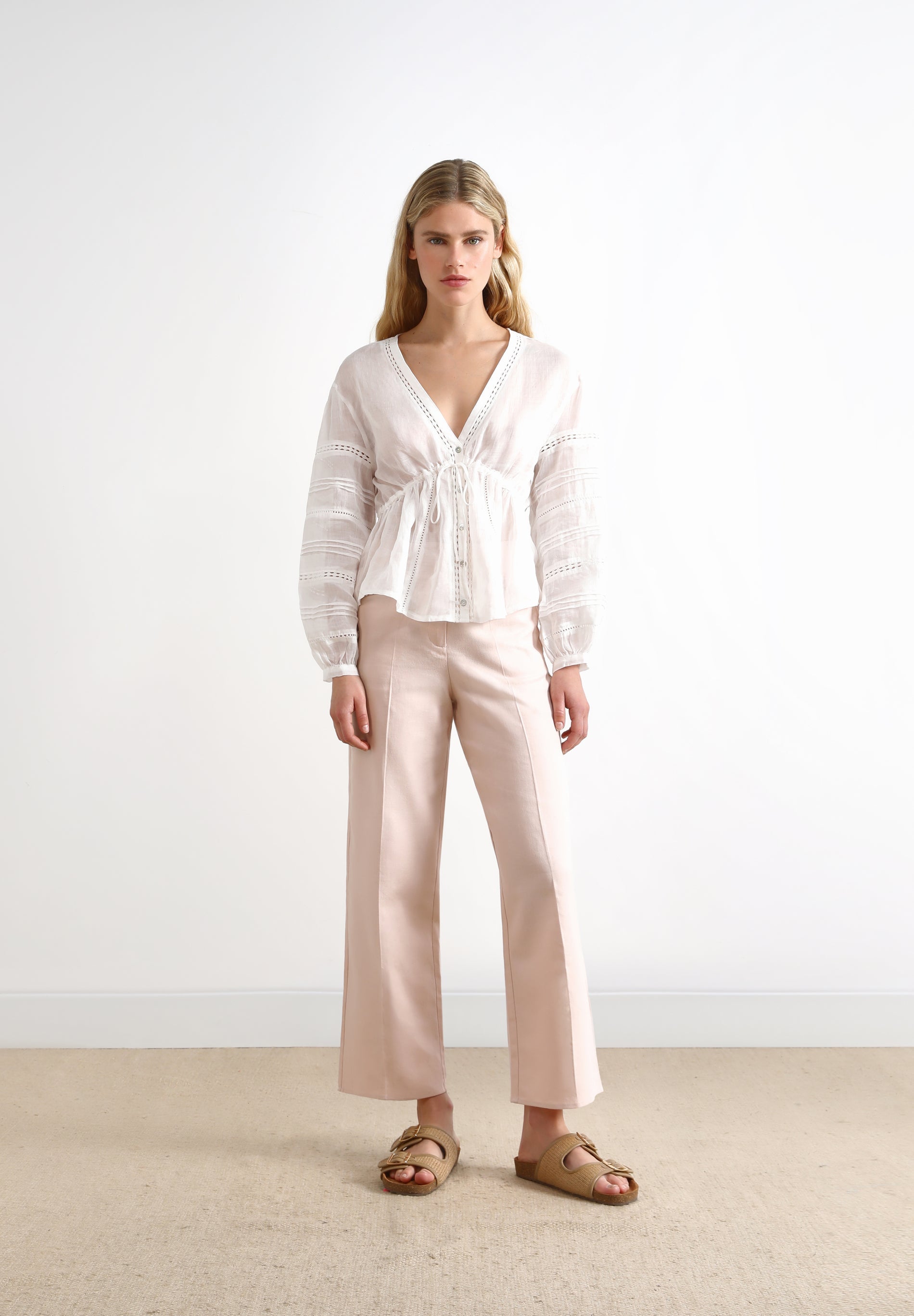 BLUSA CALADOS LAZO