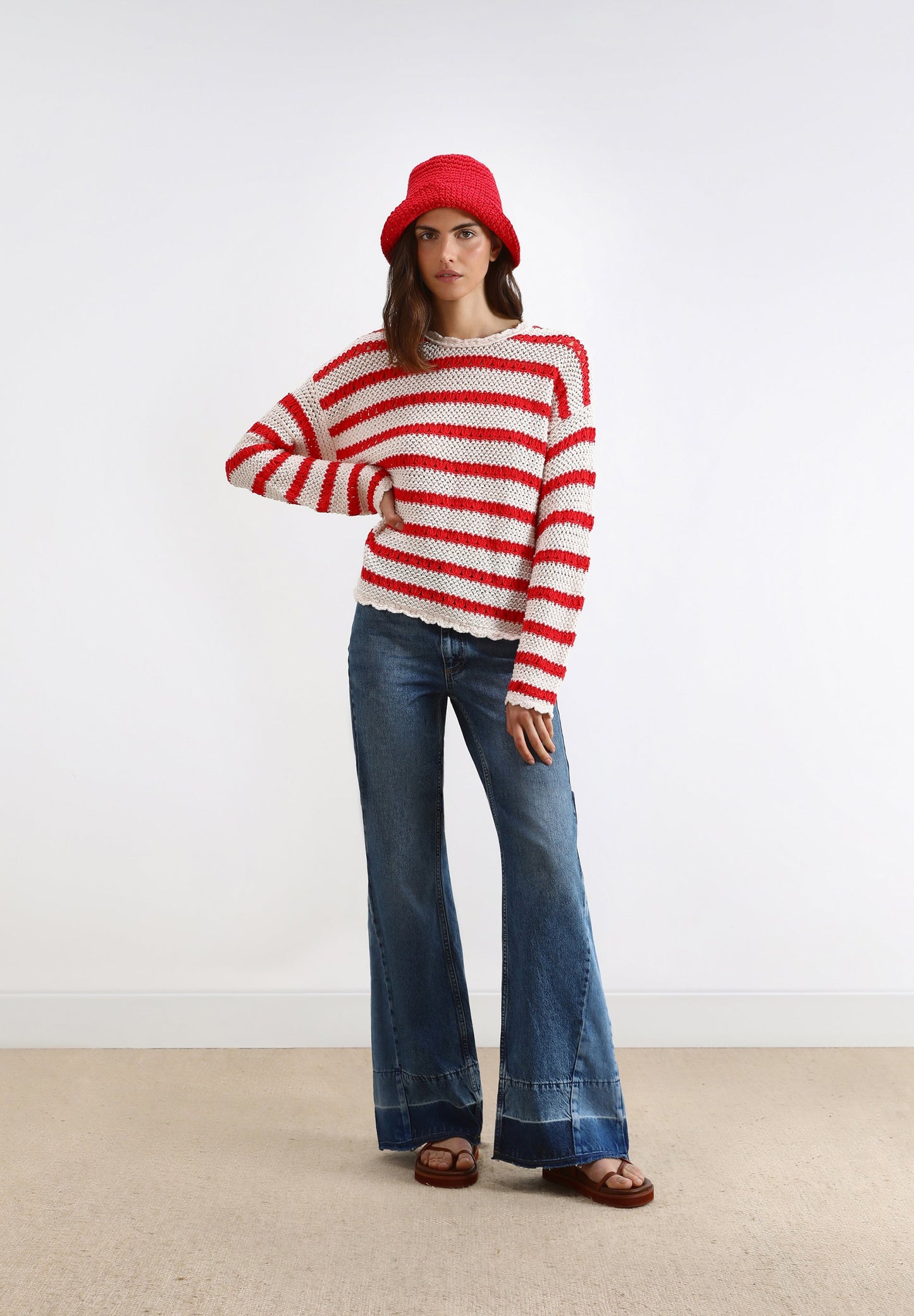 JERSEY CROCHET RAYAS