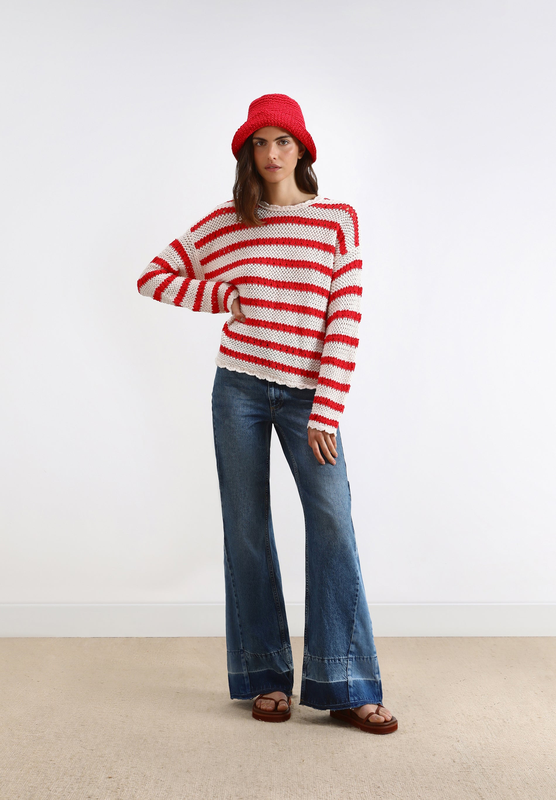 JERSEY CROCHET RAYAS