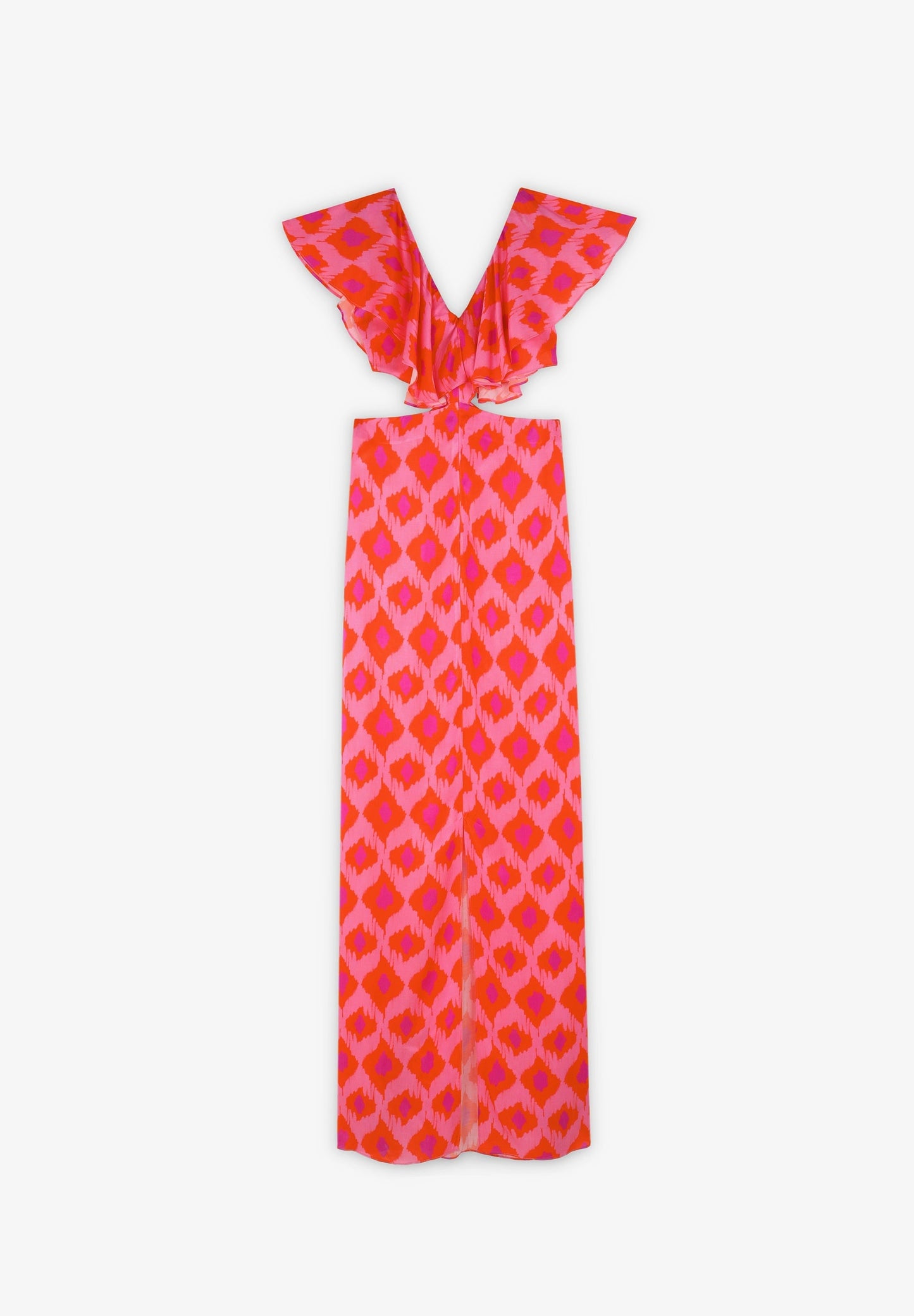 VESTIDO CUT OUT VOLANTE