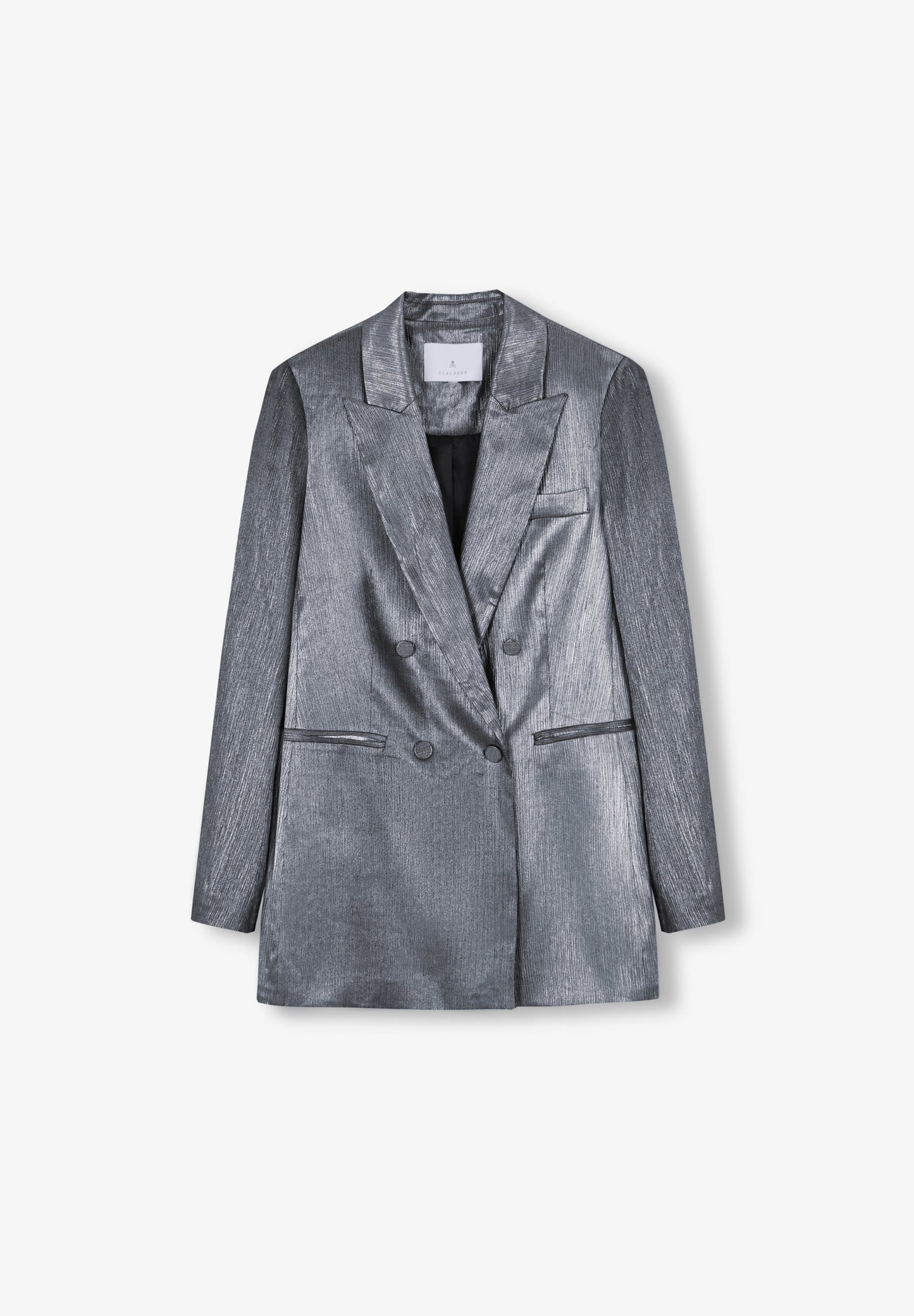 BLAZER CRUZADA SATINADA
