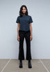 CAMISETA LAVADA PLISADO LATERAL
