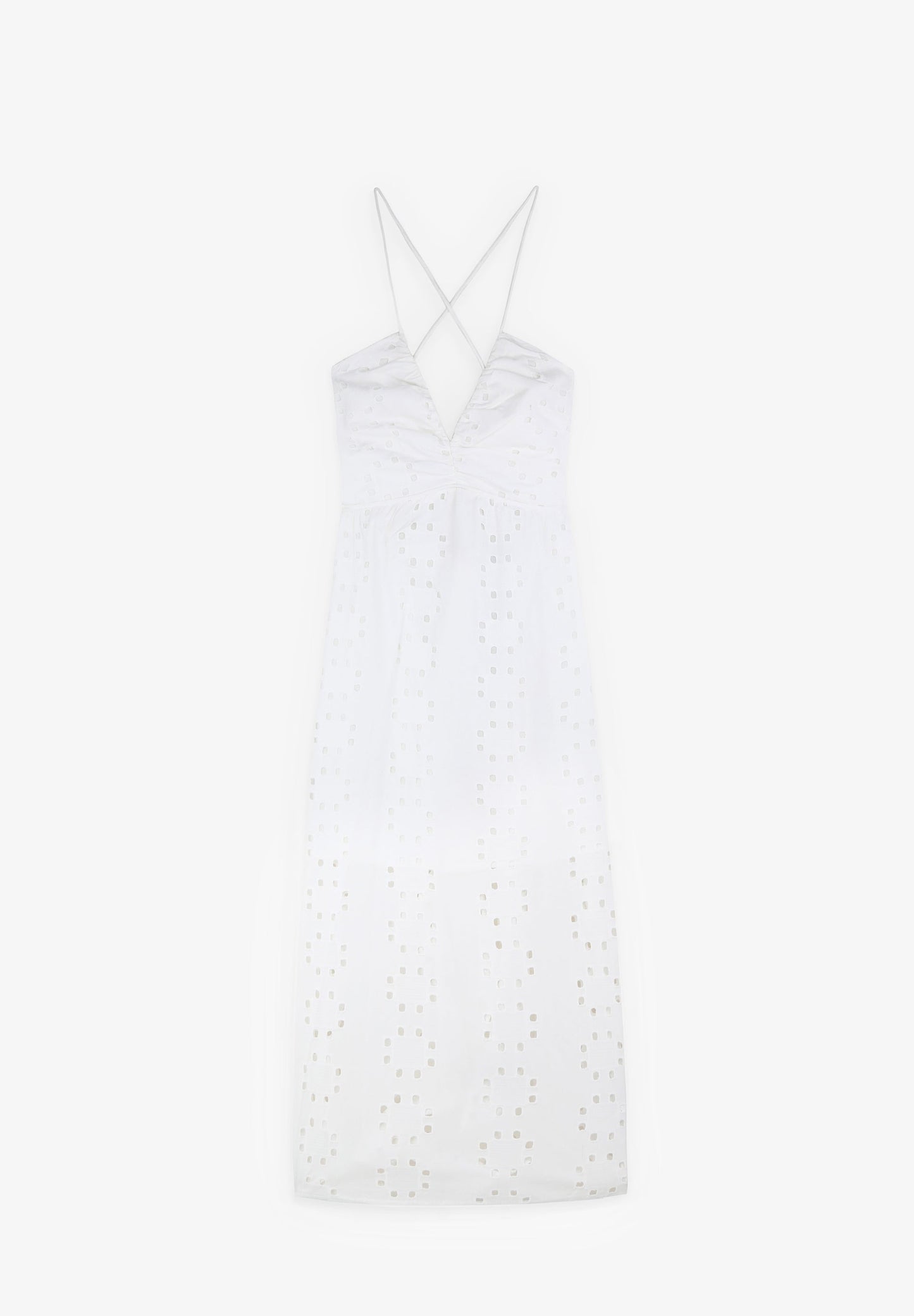 VESTIDO MIDI BRODERIE