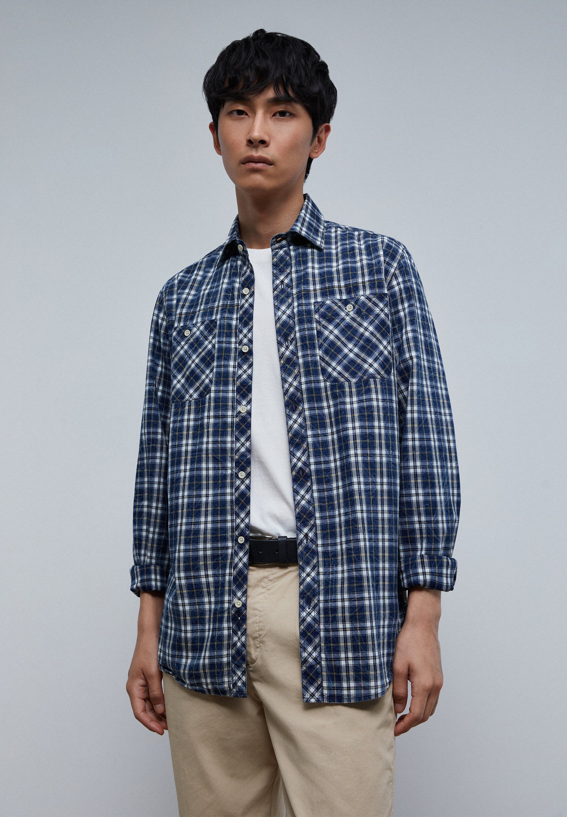CAMISA CUADROS BOLSILLOS