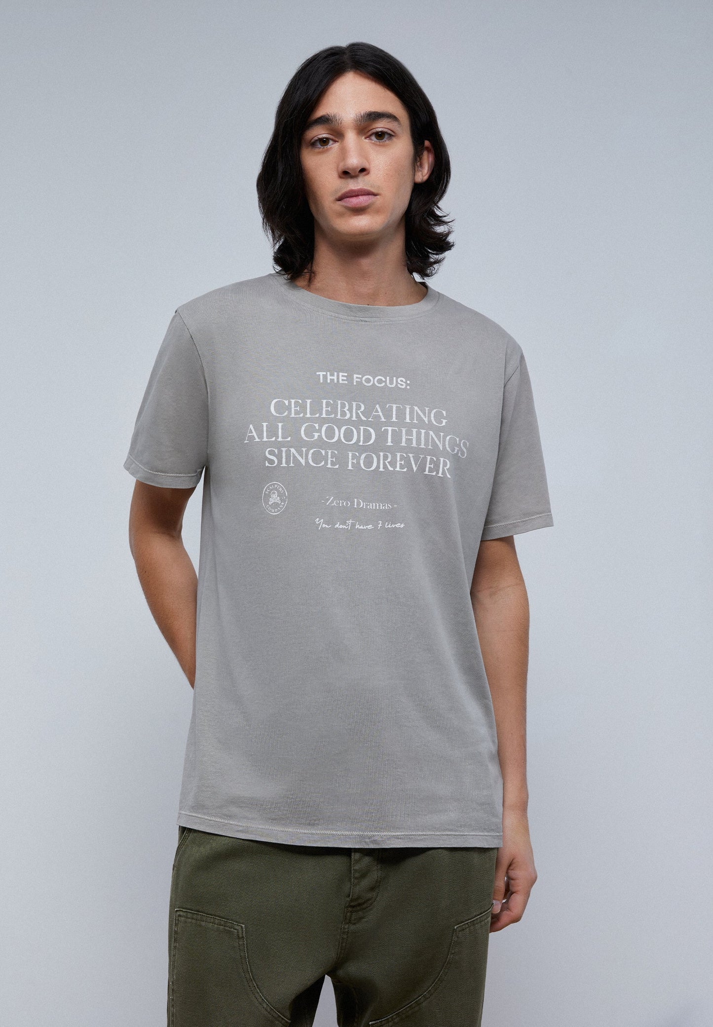 CAMISETA PRINT FRONTAL TEXTO