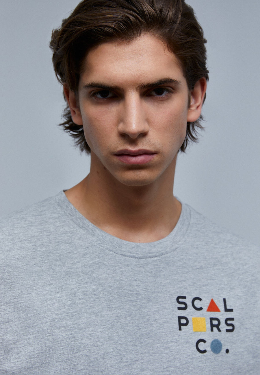 Camisa Tipo Camiseta De Lyocell Con Motivo Flocado | GIORGIO Hombre