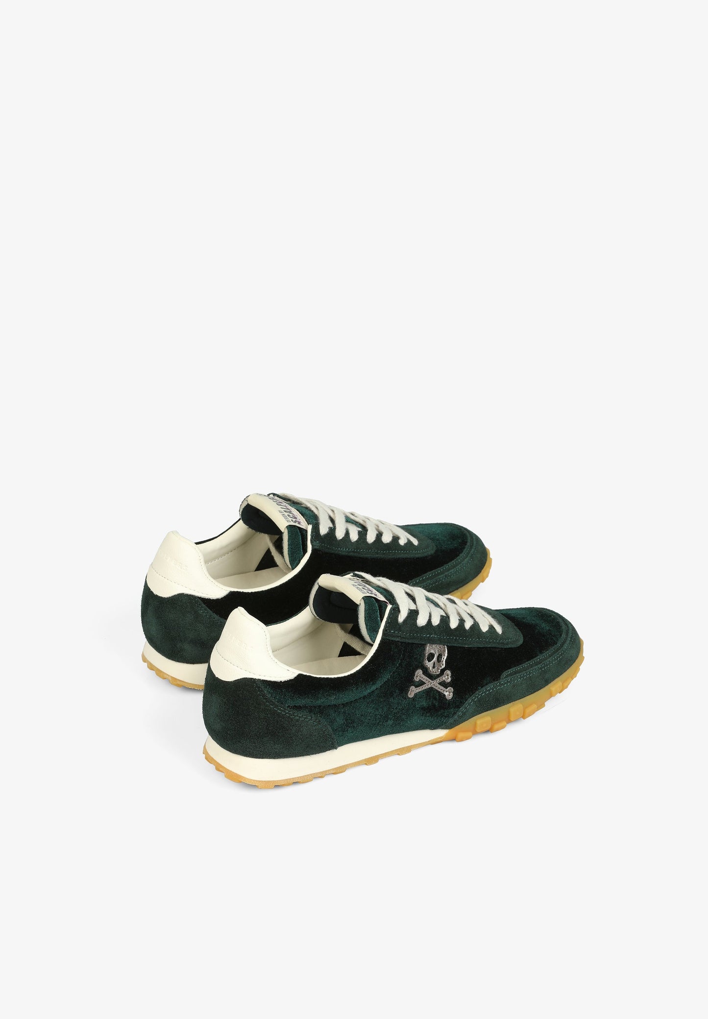 SNEAKERS BAJAS TERCIOPELO CALAVERA
