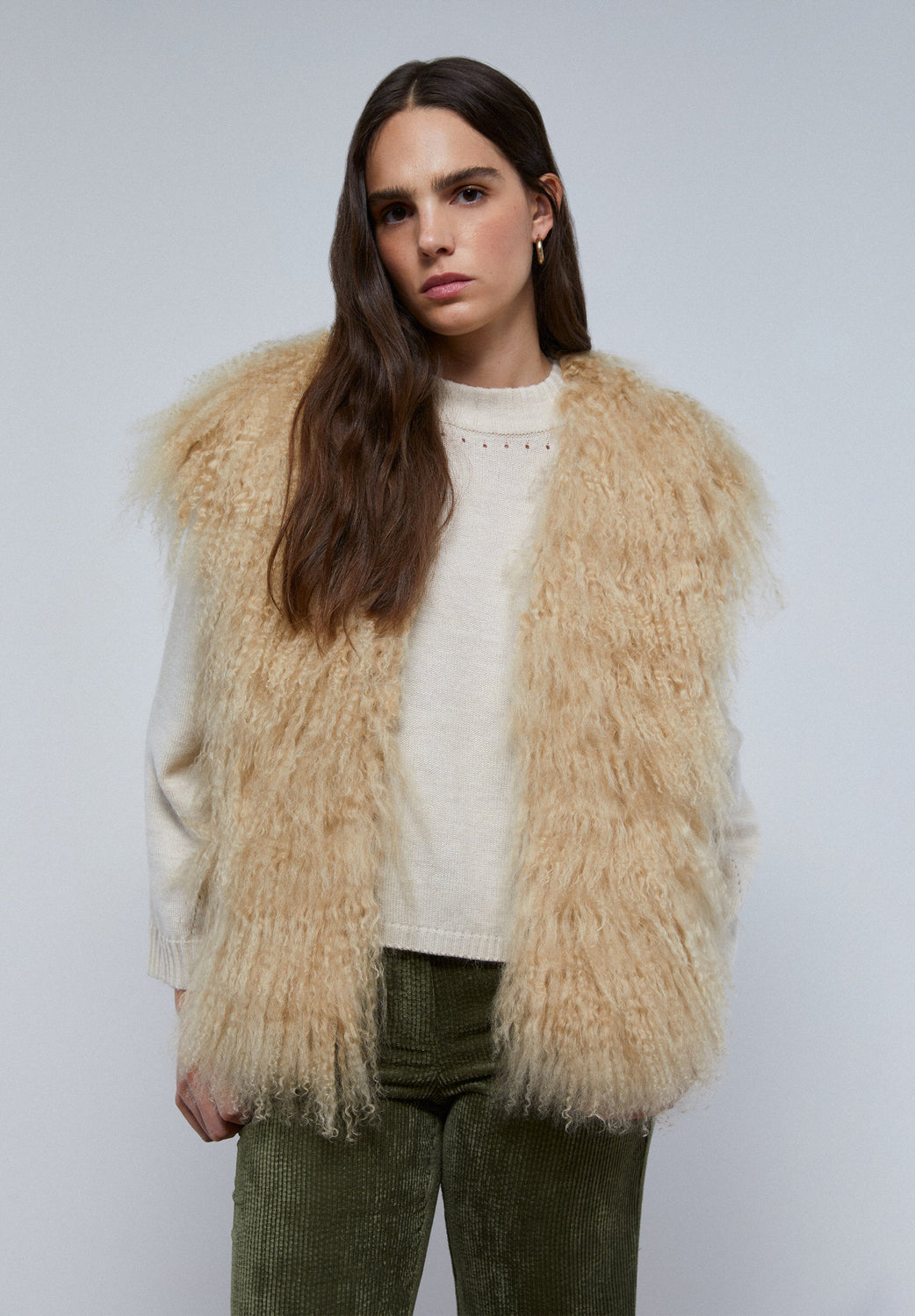 Chaleco Pelo Marron Mujer CHALECO PELO – Scalpers CO