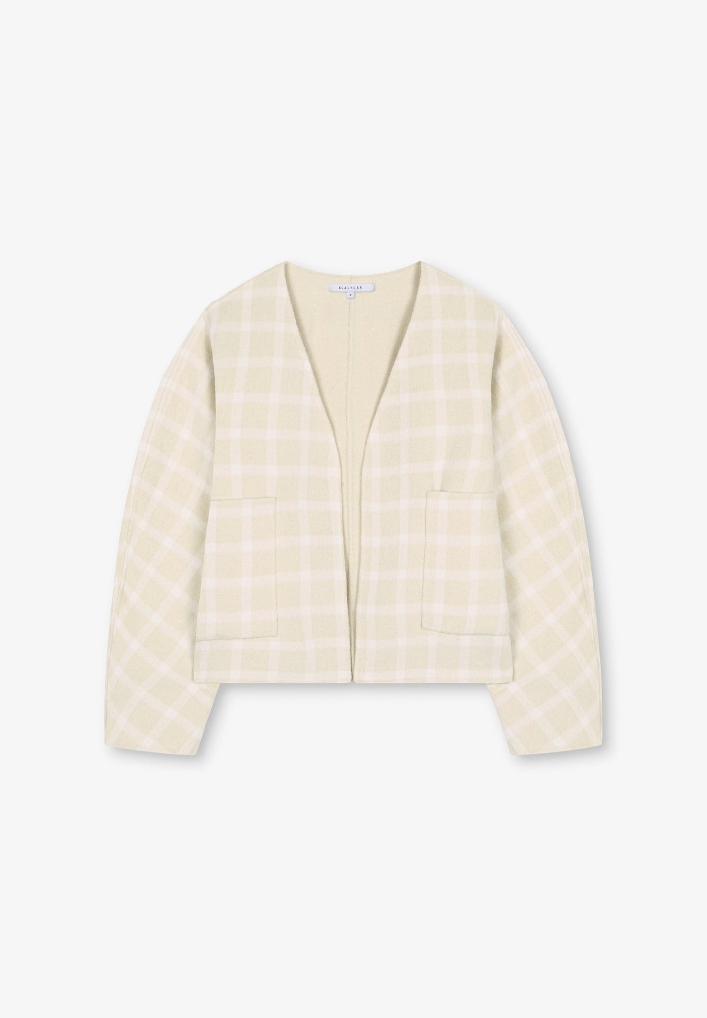 CHAQUETA LANA CUADROS REVERSIBLE