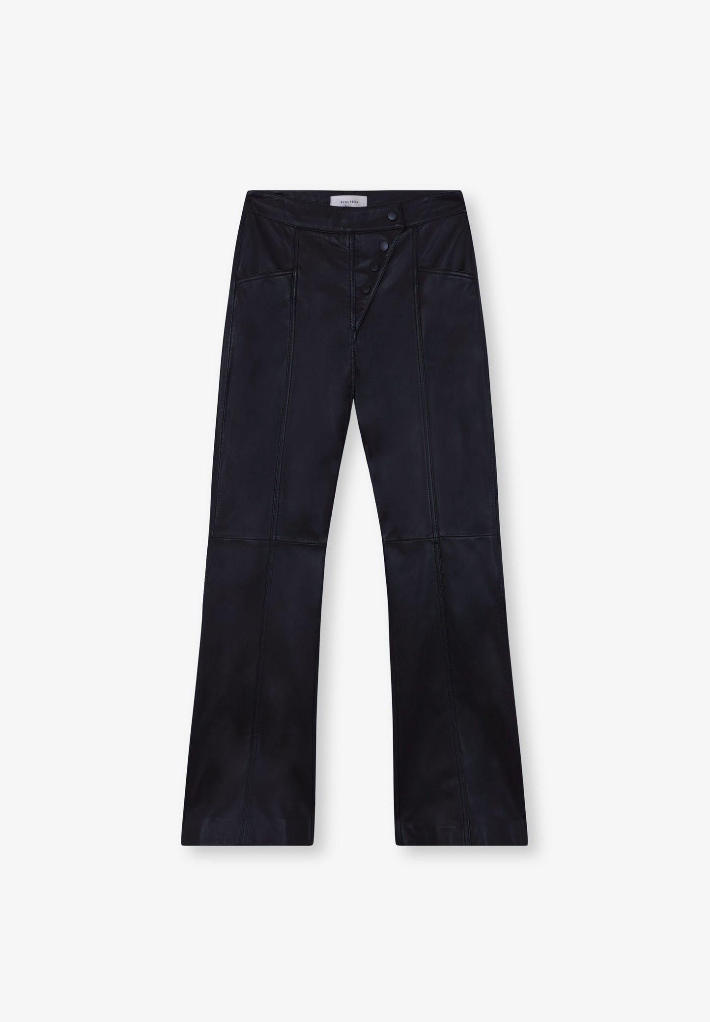 PANTALÓN ANKLE FLARE PIEL
