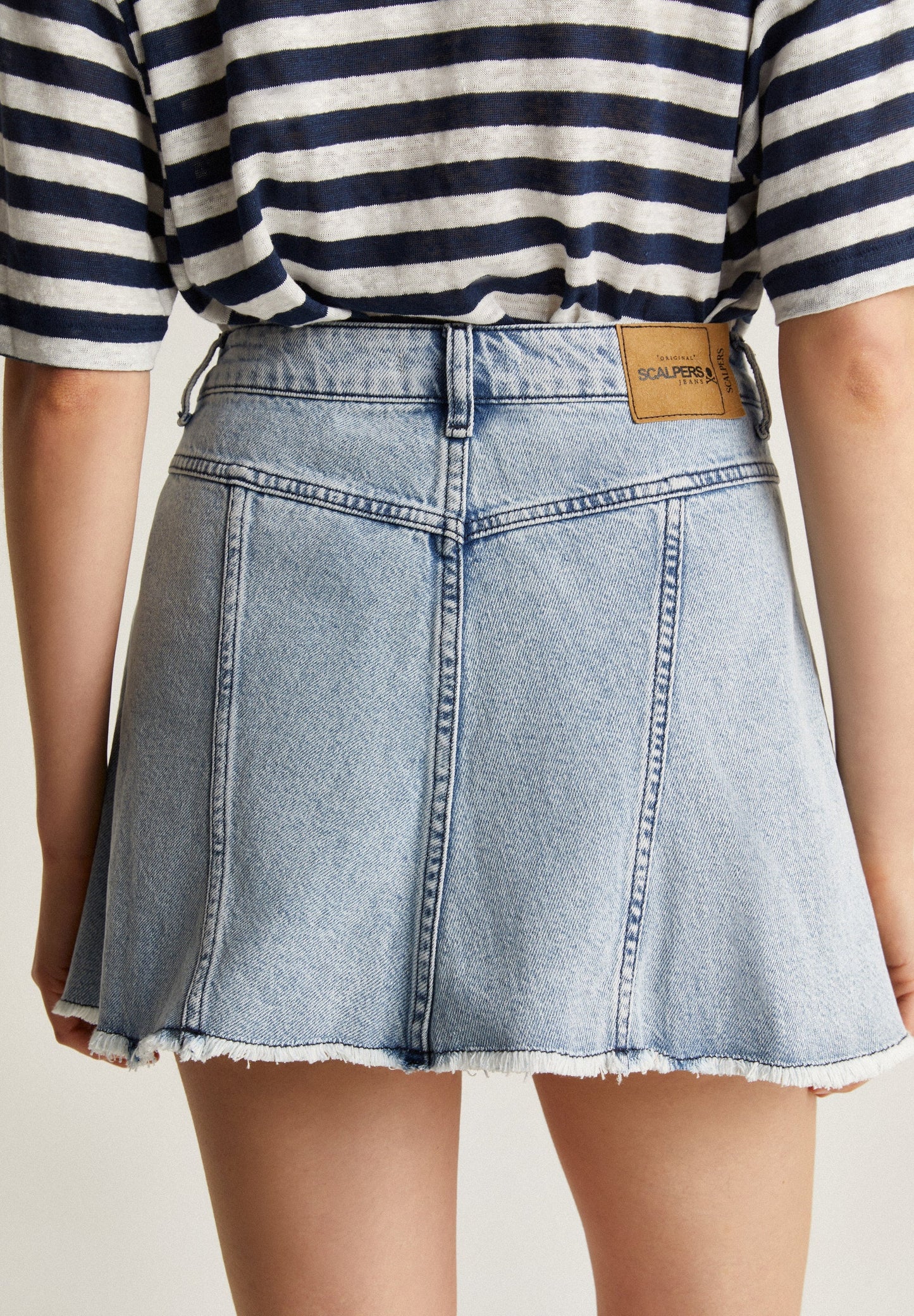 FALDA MINI DENIM LAVADA