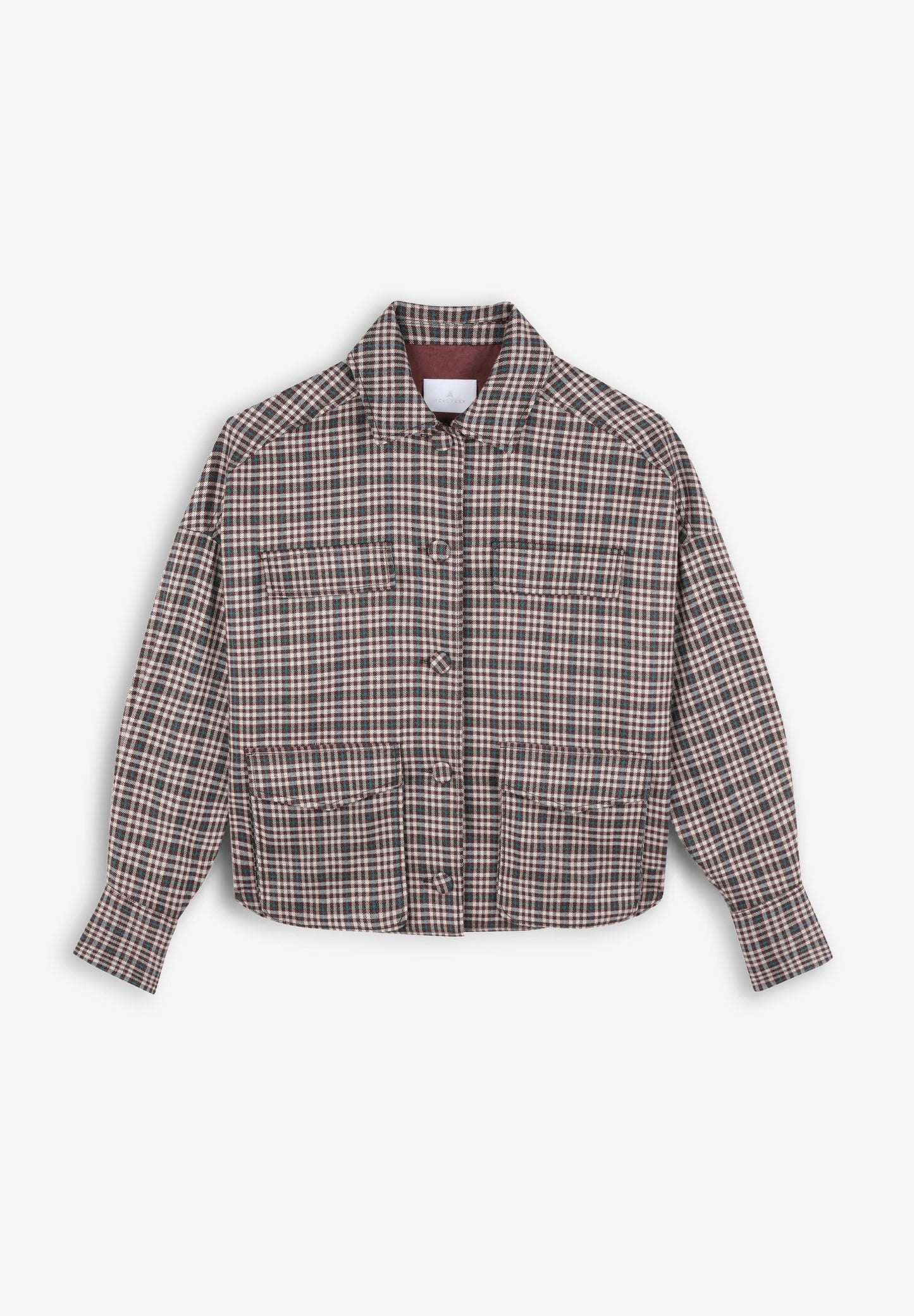 CHAQUETA CUADROS BOLSILLOS
