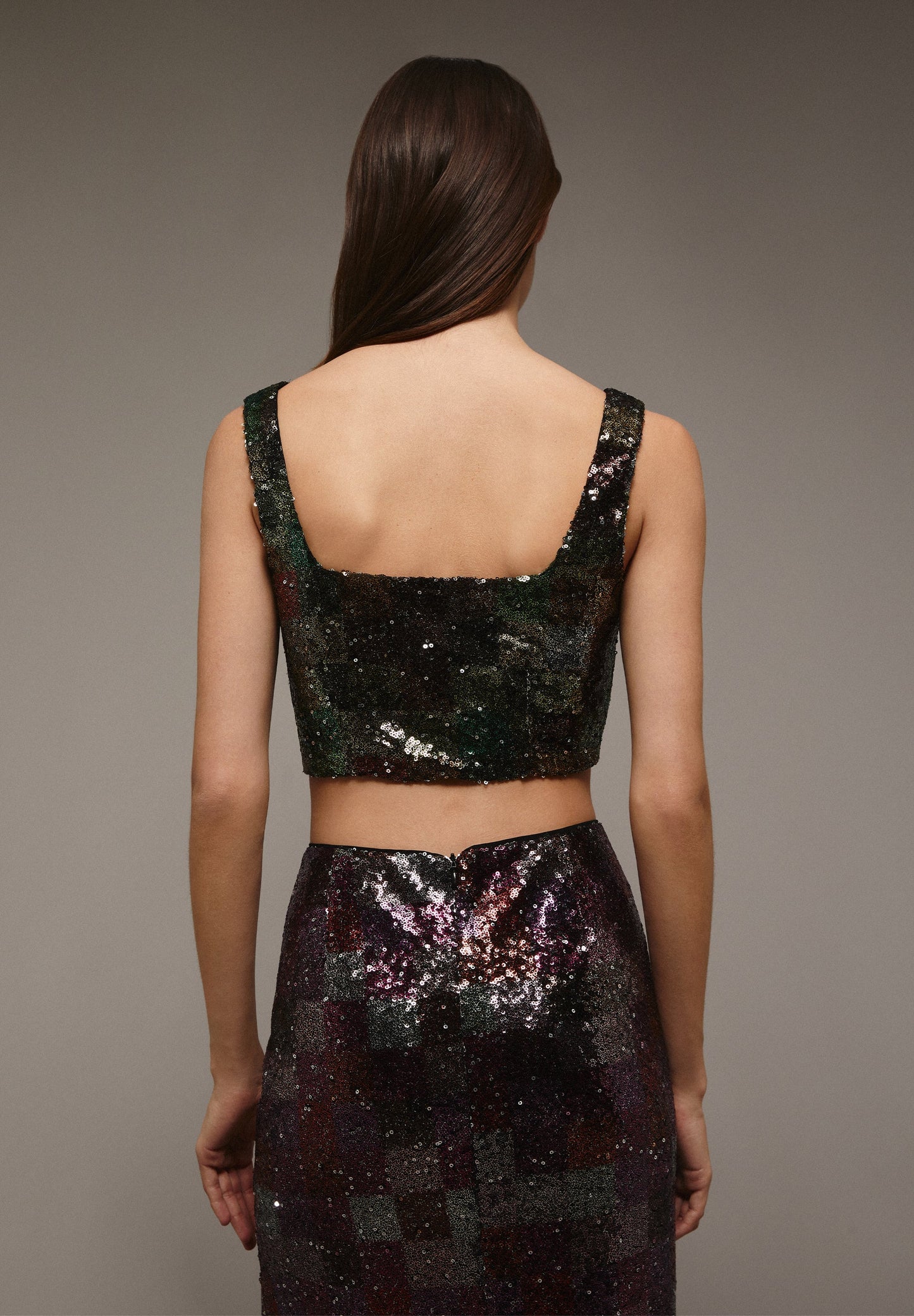 TOP MINI CROPPED LENTEJUELAS