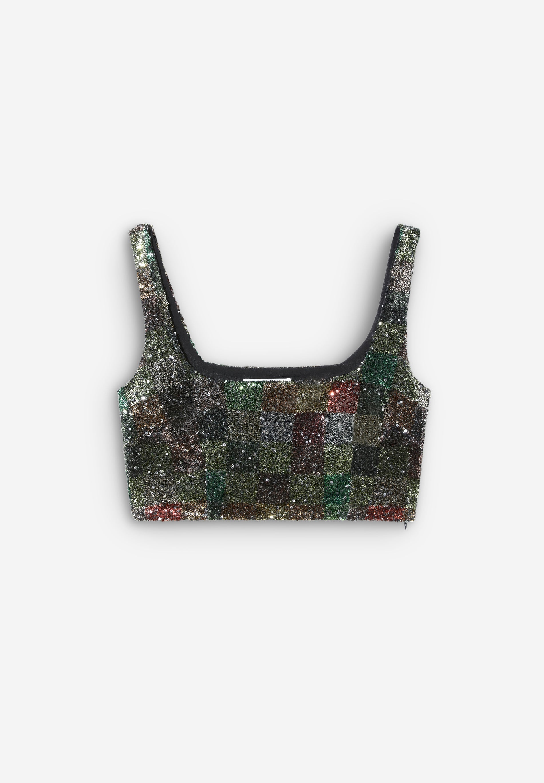 TOP MINI CROPPED LENTEJUELAS