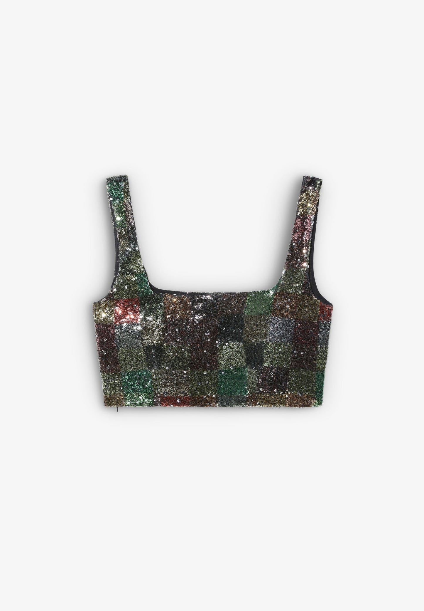 TOP MINI CROPPED LENTEJUELAS