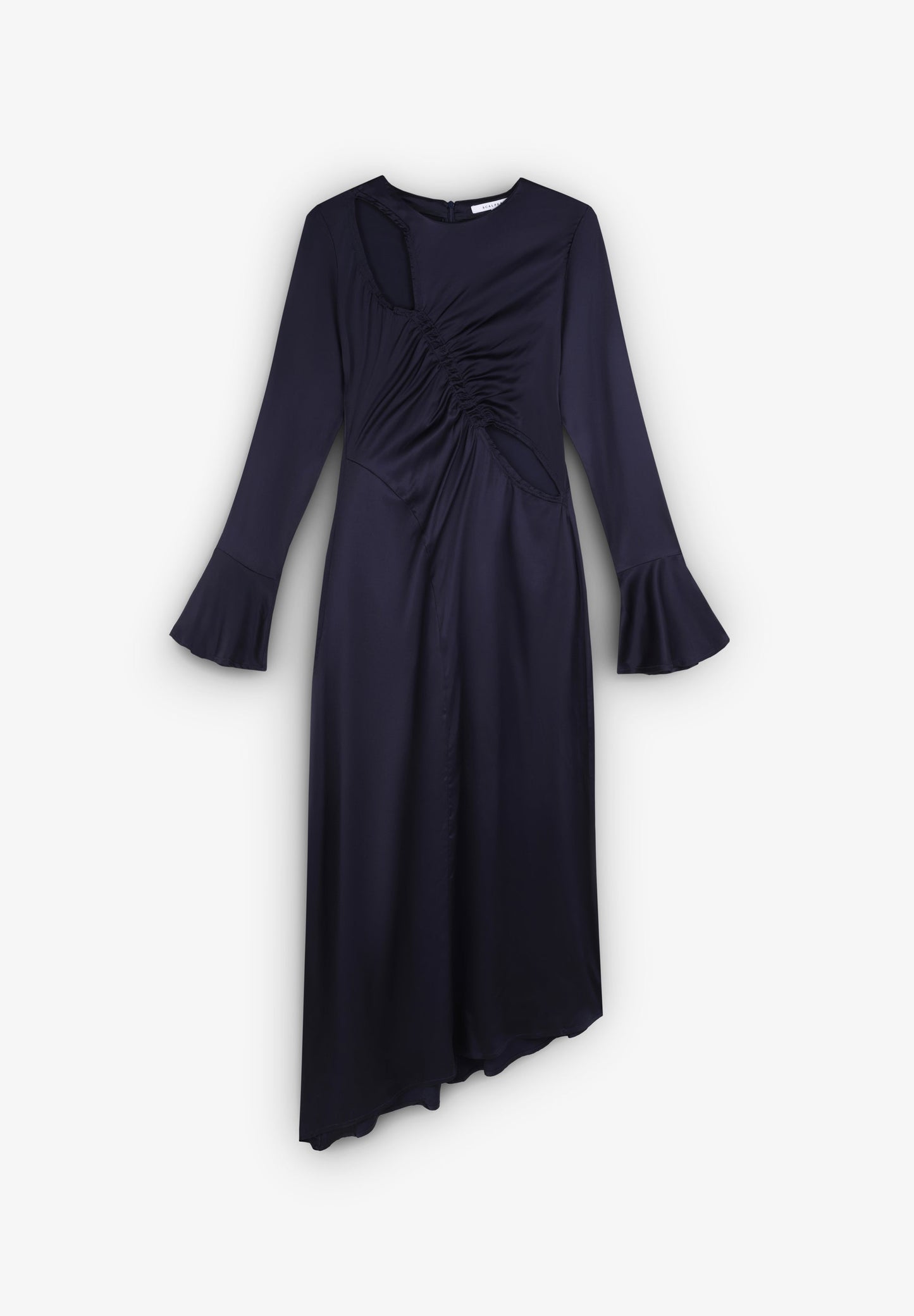 VESTIDO MIDI SATINADO ABERTURAS