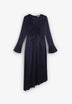 VESTIDO MIDI SATINADO ABERTURAS