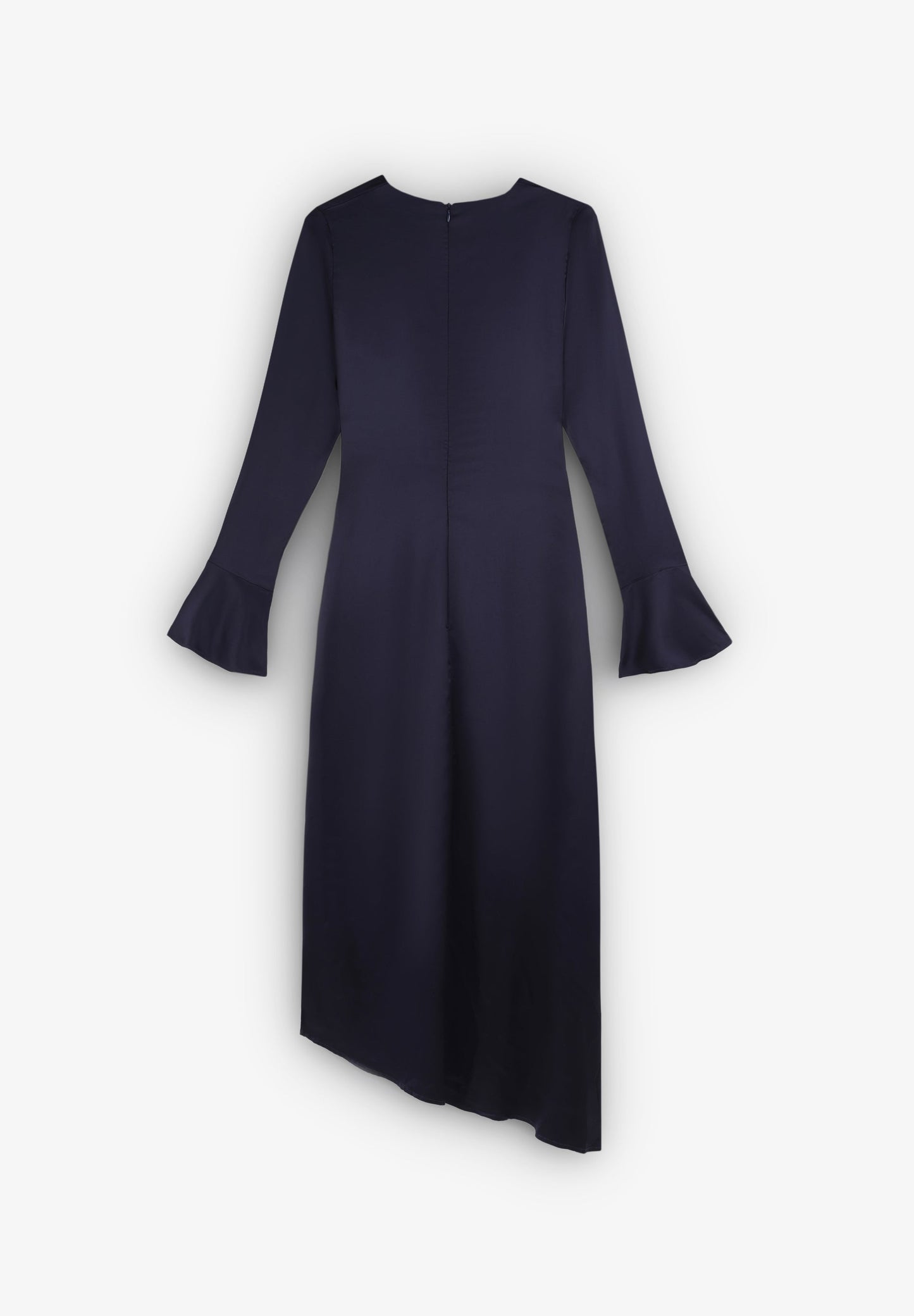 VESTIDO MIDI SATINADO ABERTURAS