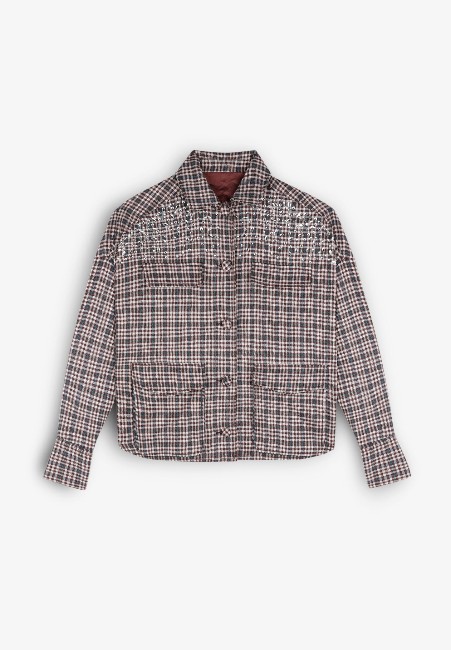 CHAQUETA CUADROS CRISTALES EDICIÓN LIMITADA