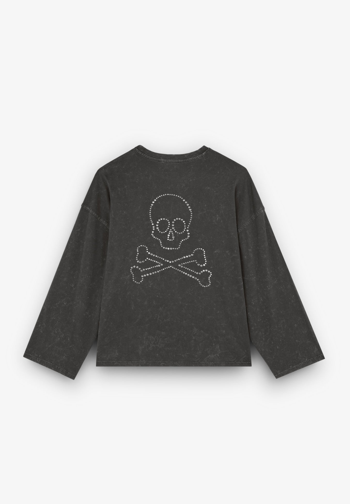 CAMISETA MANGA LARGA CALAVERA TRASERA