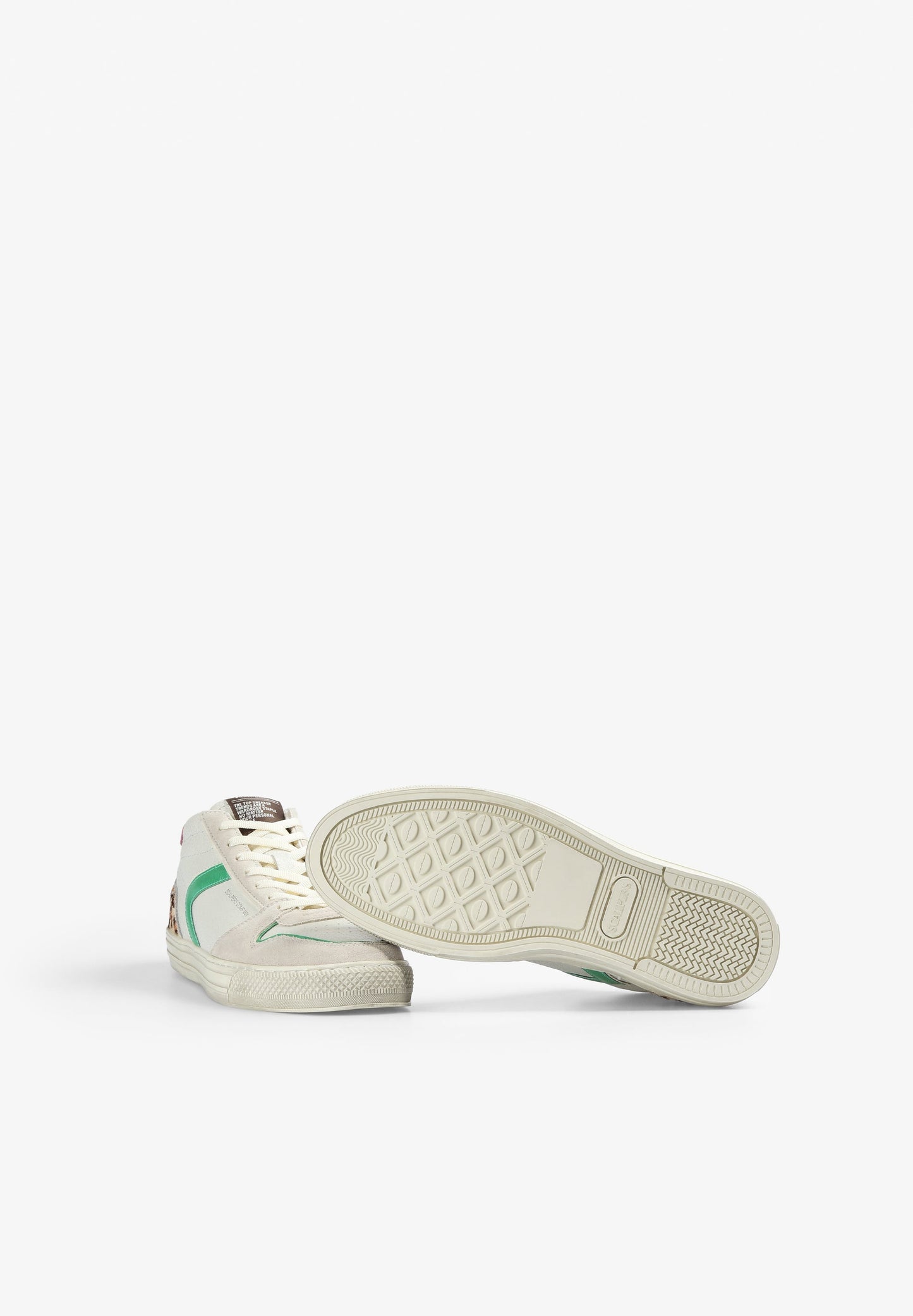 SNEAKERS ALTAS DETALLES METALIZADOS