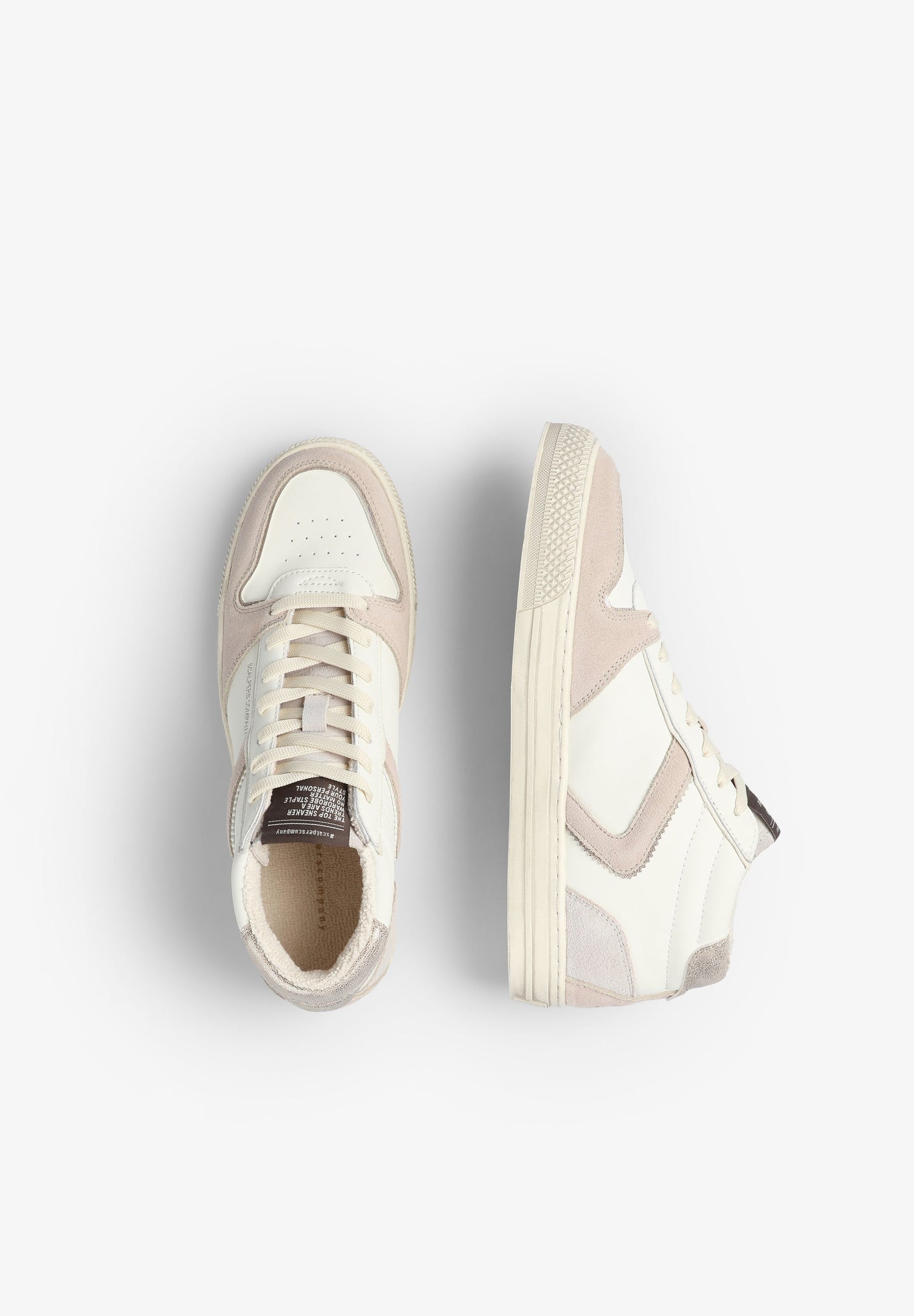 SNEAKERS ALTAS DETALLES SERRAJE