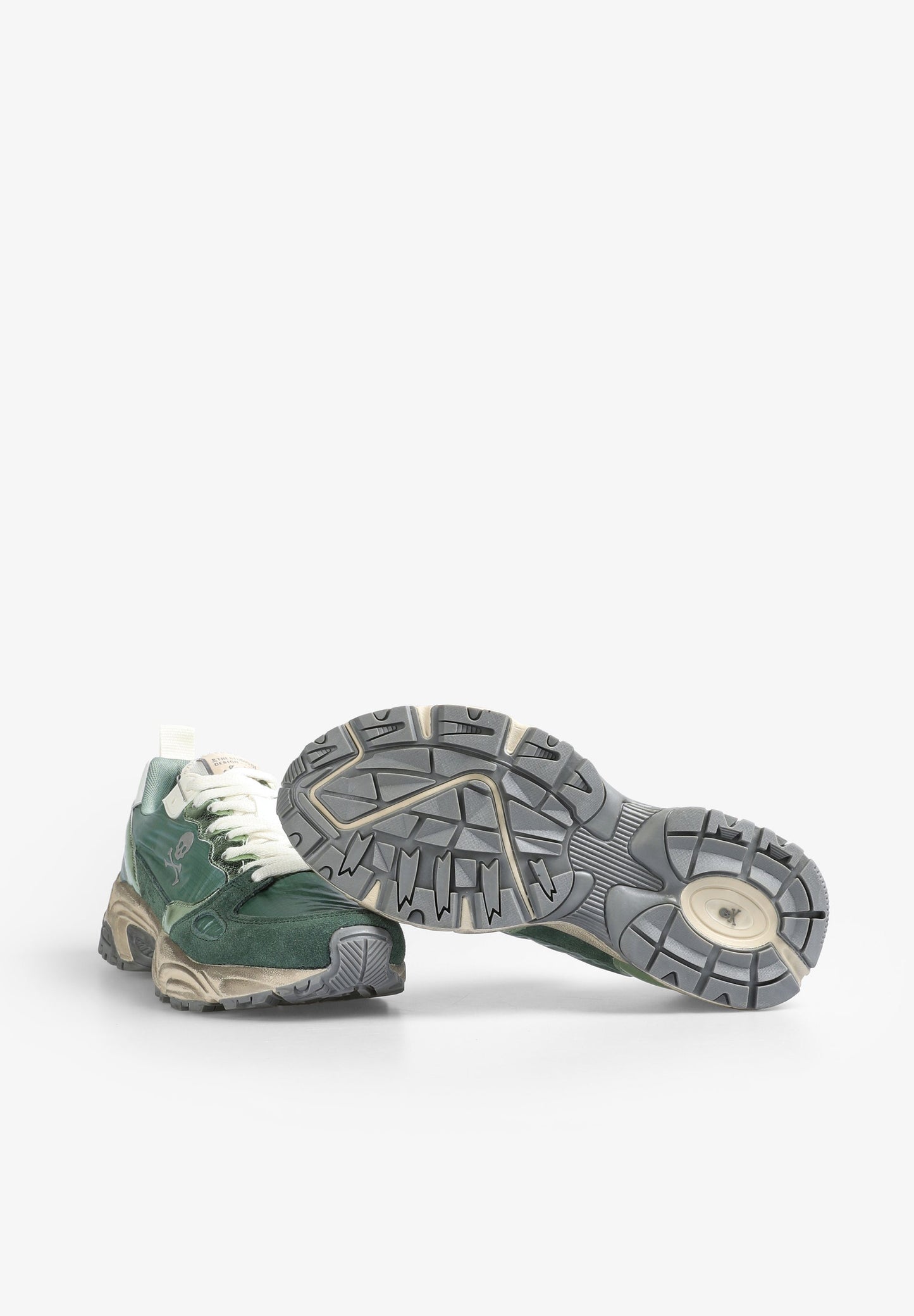 SNEAKERS COMBINADA METALIZADA