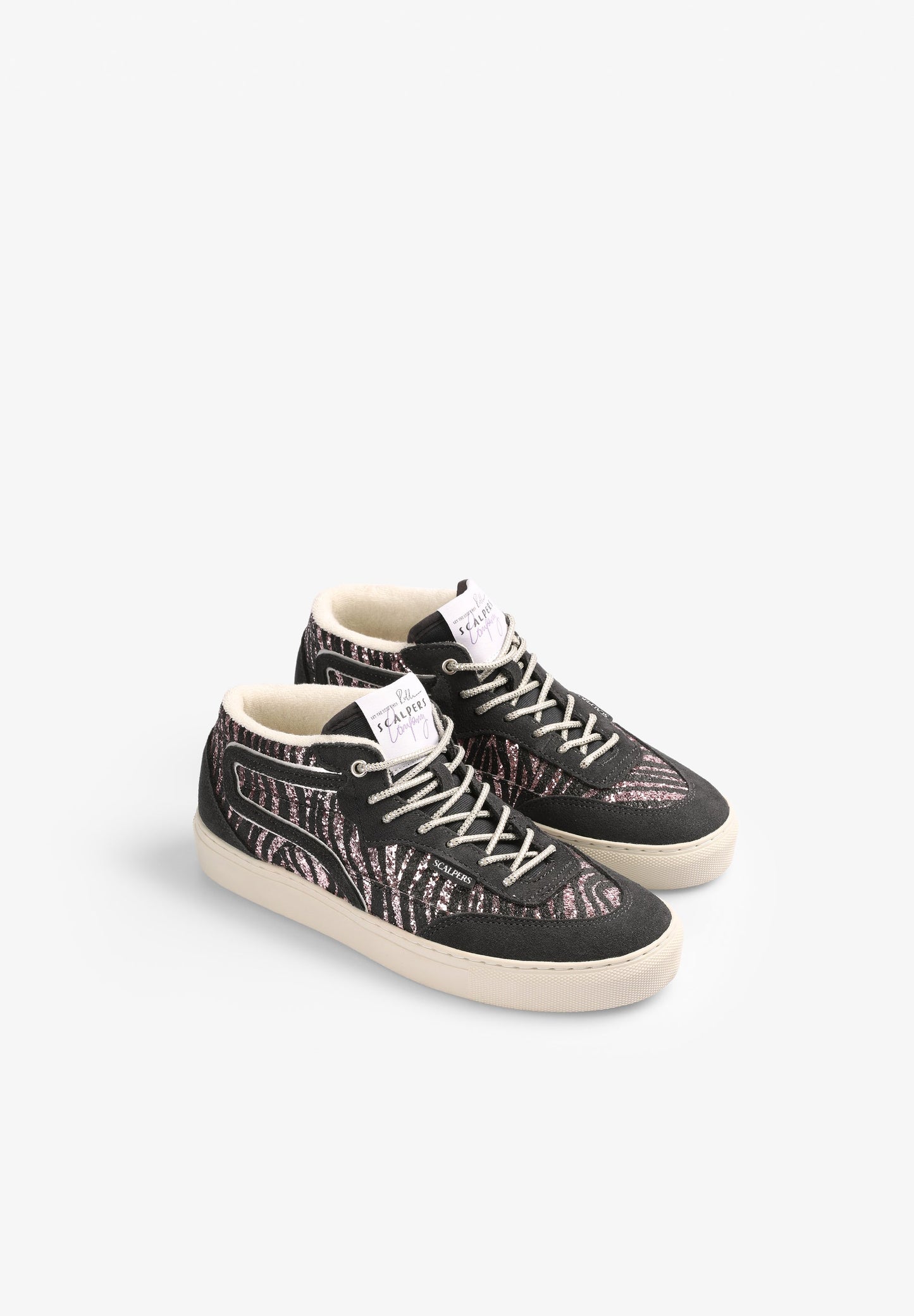SNEAKERS ANIMAL PRINT GLITTER