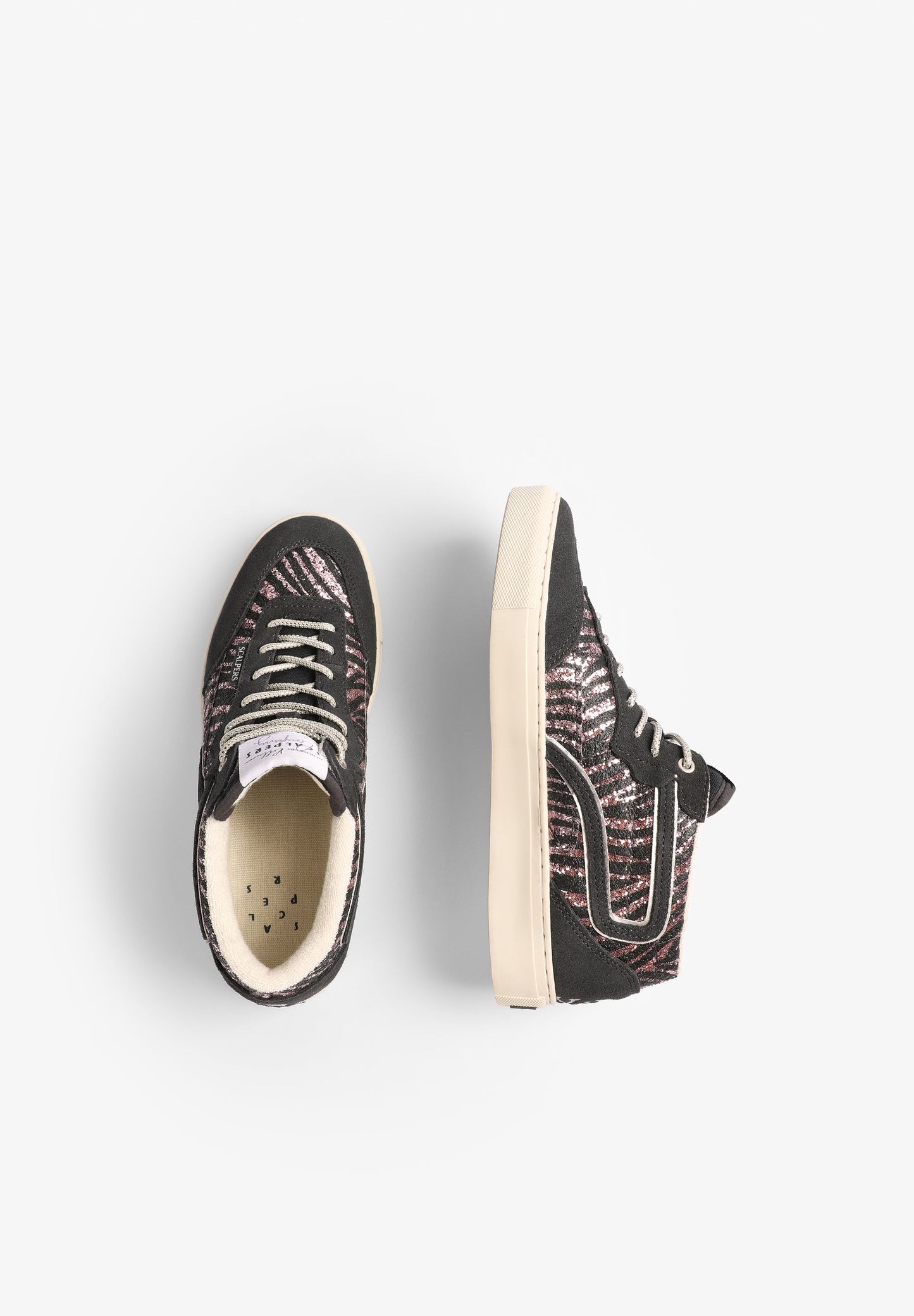 SNEAKERS ANIMAL PRINT GLITTER