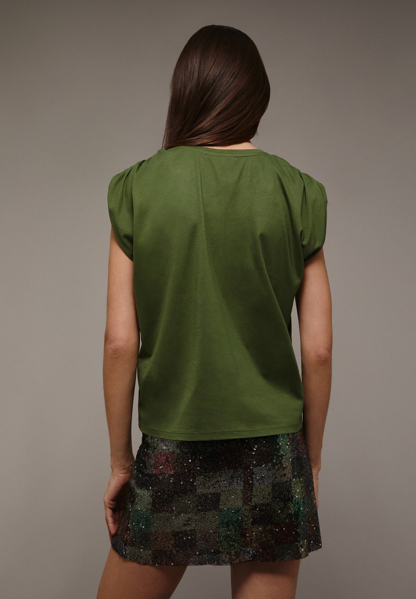 CAMISETA DETALLE FRUNCE HOMBRO
