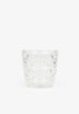 VASO VIDRIO RELIEVE TRIÁNGULOS