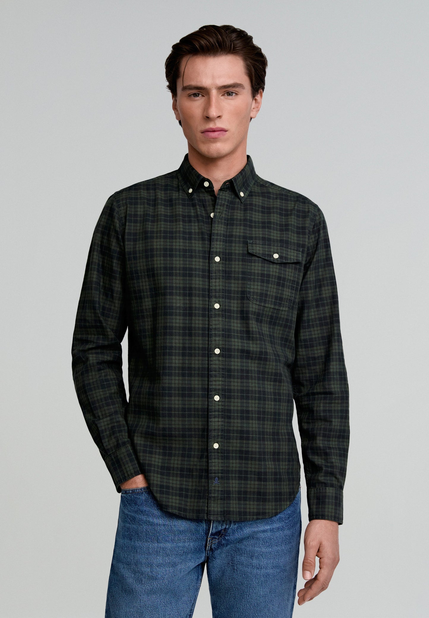 CAMISA CUADROS BOLSILLO