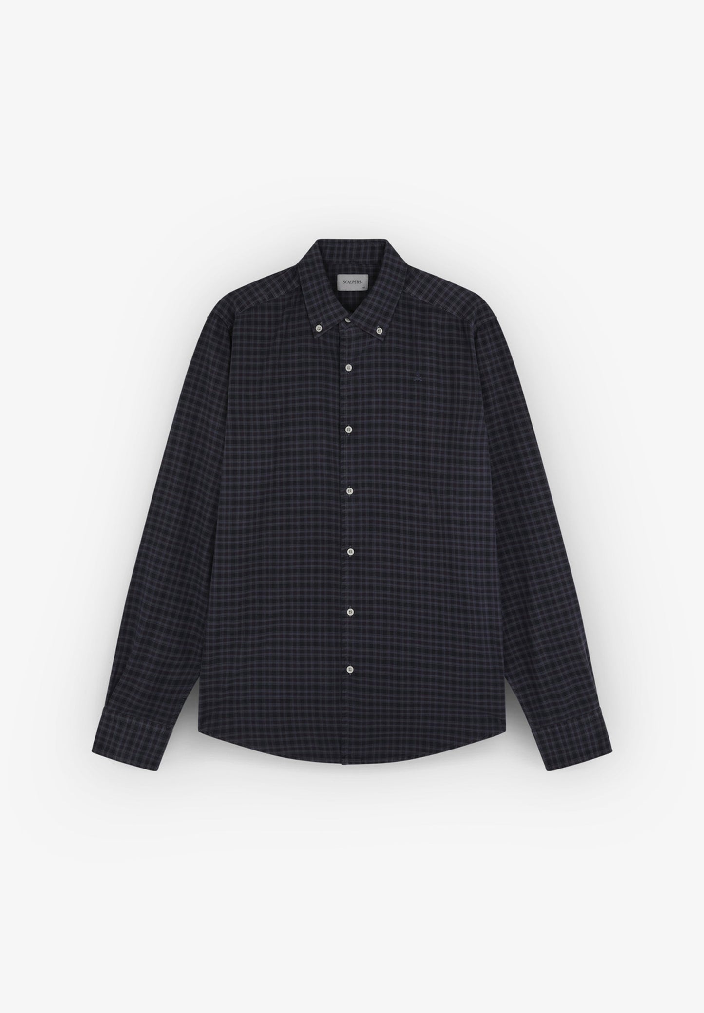 CAMISA CUADROS CUELLO BOTONES