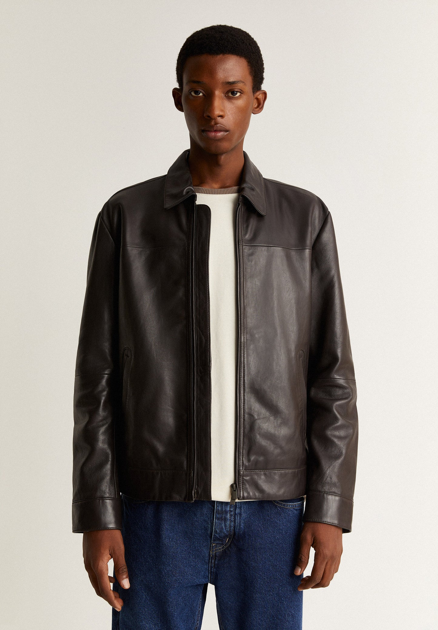 CHAQUETA BIKER PIEL