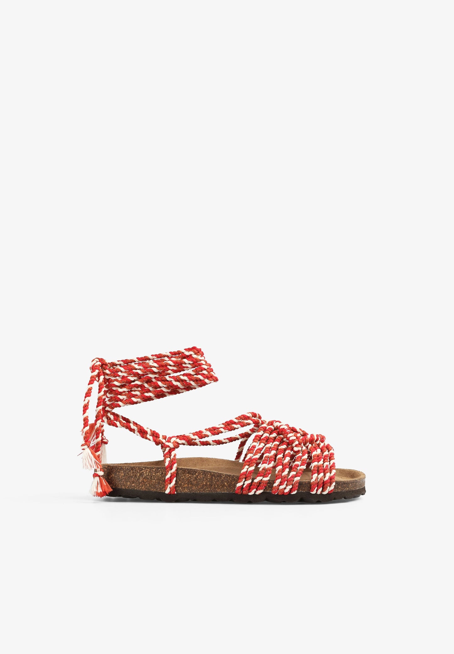 SANDALIAS PLANAS DETALLE CUERDAS