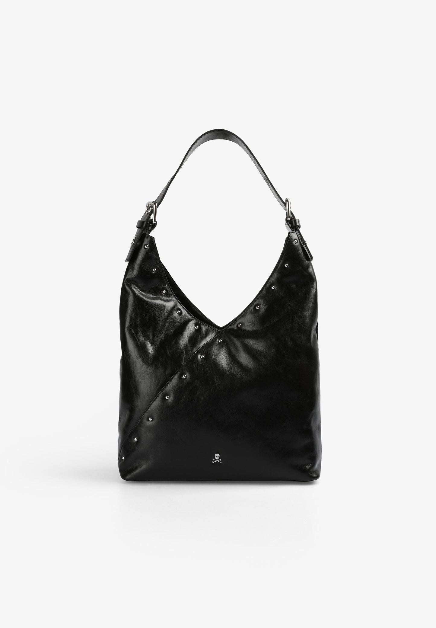 BOLSO HOBO PIEL TACHAS