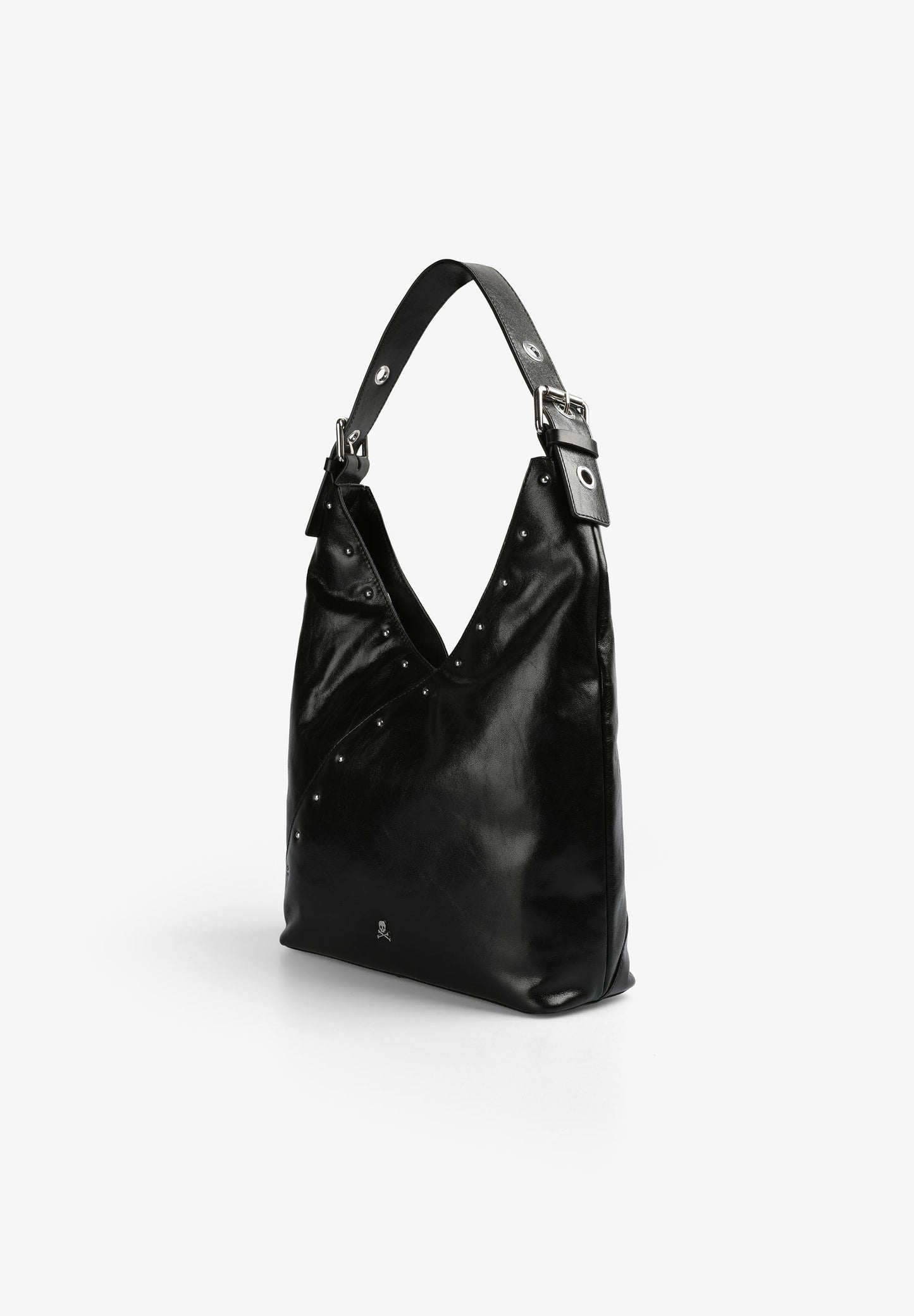 BOLSO HOBO PIEL TACHAS