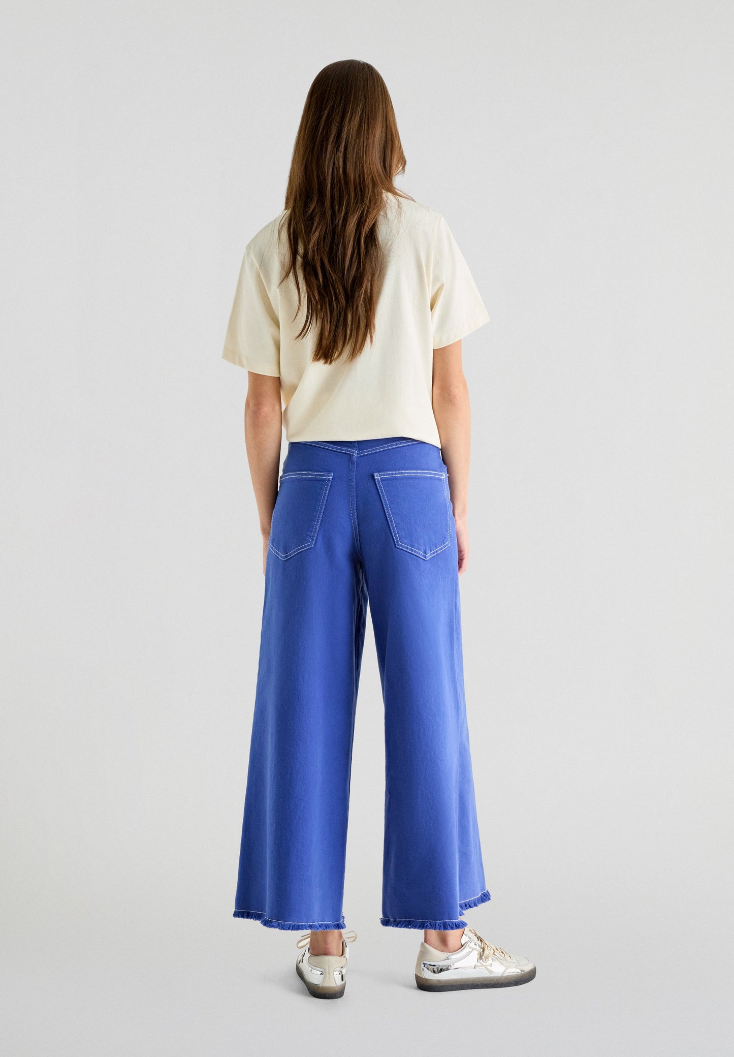 JEANS CULOTTE COSTURAS