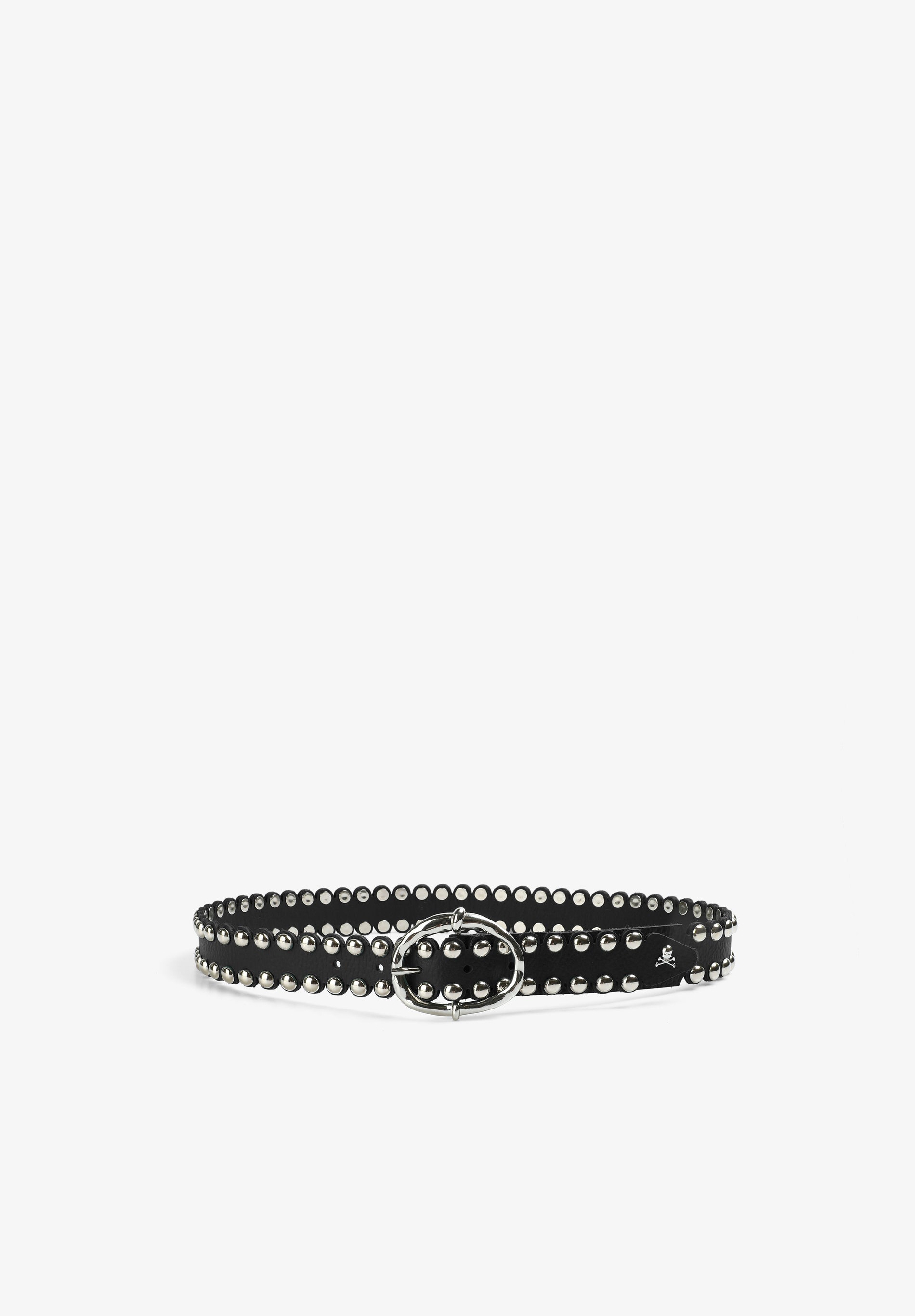 CINTURÓN PIEL TACHUELAS