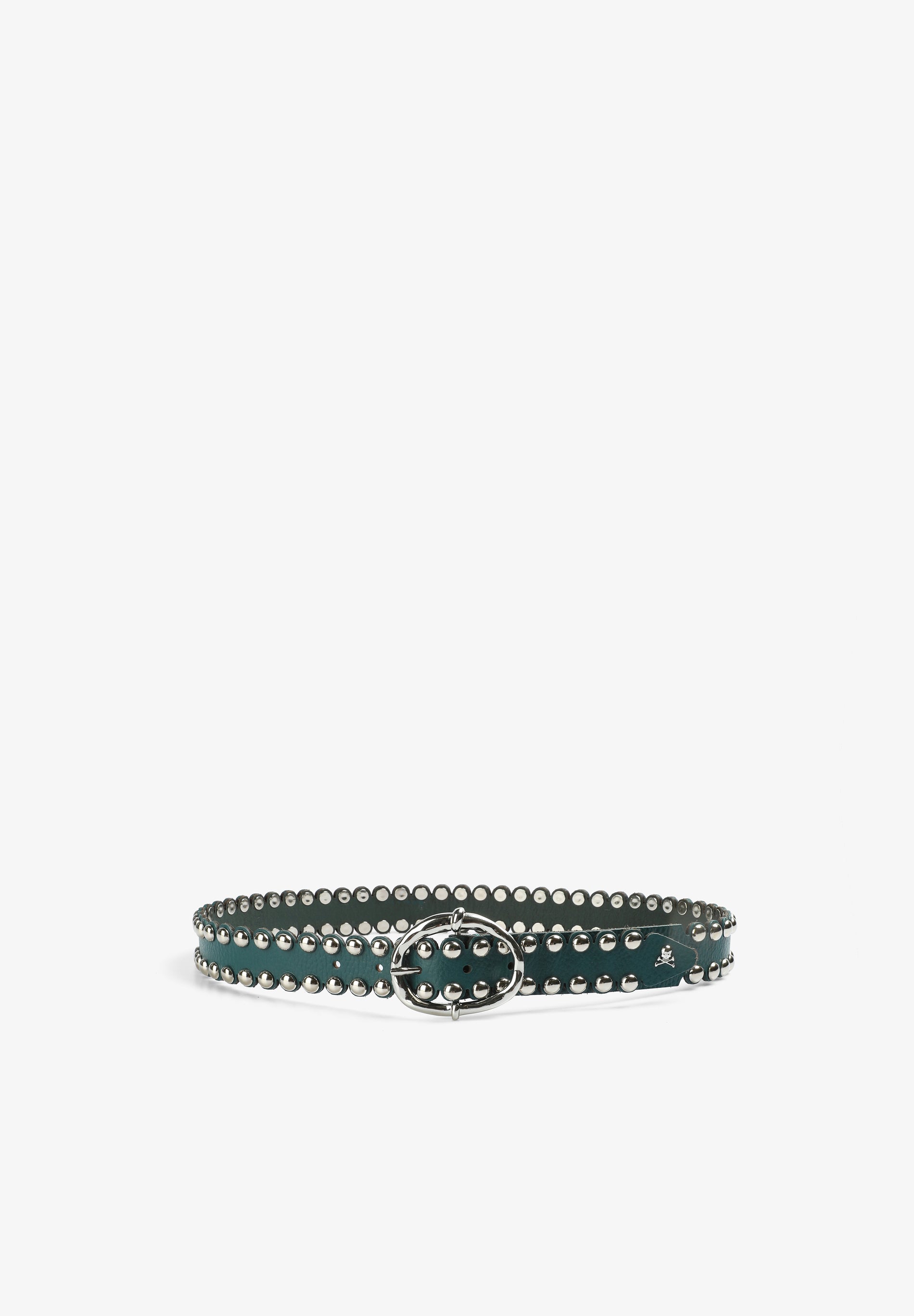 CINTURÓN PIEL TACHUELAS