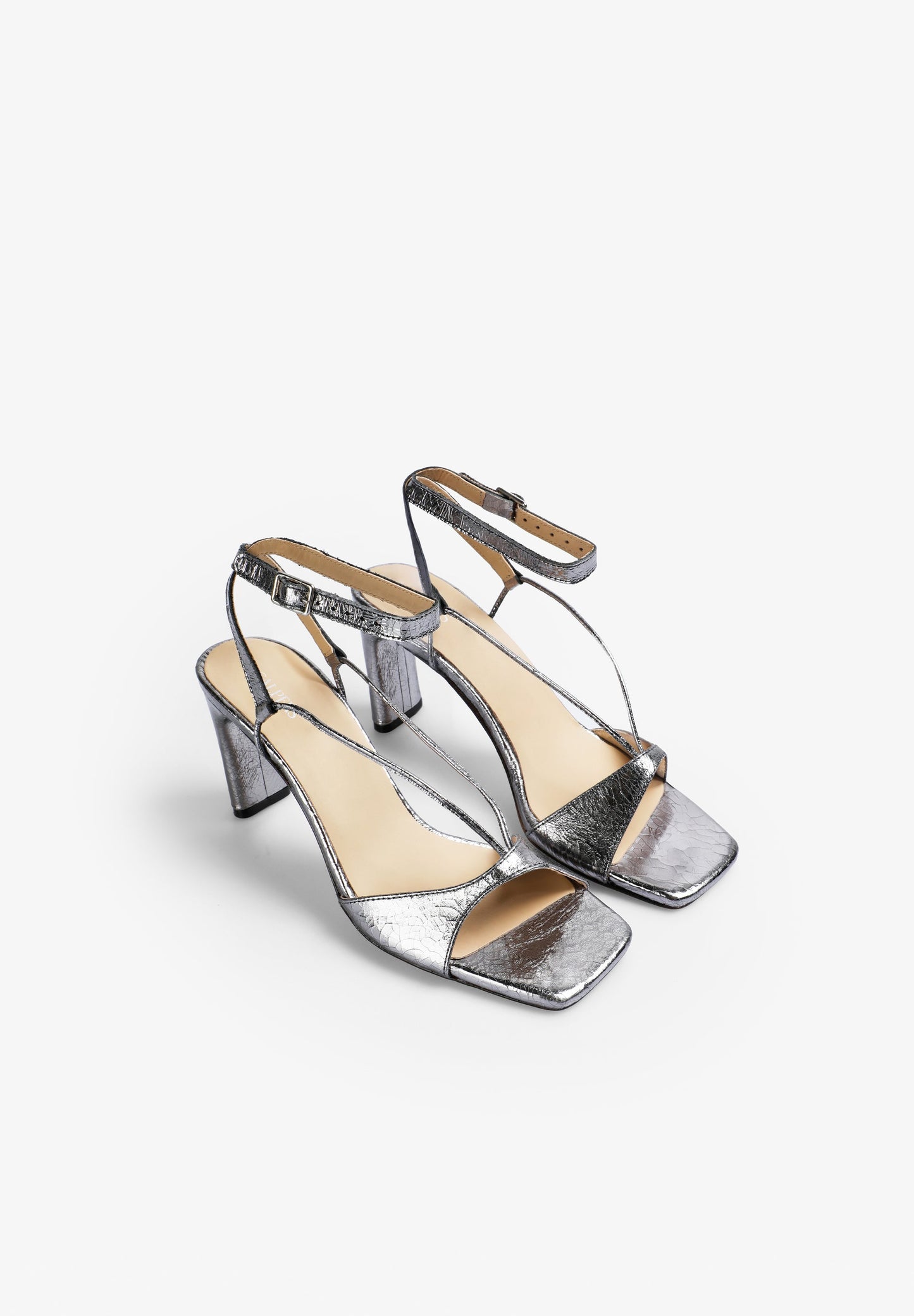 SANDALIAS TACÓN METALIZADAS