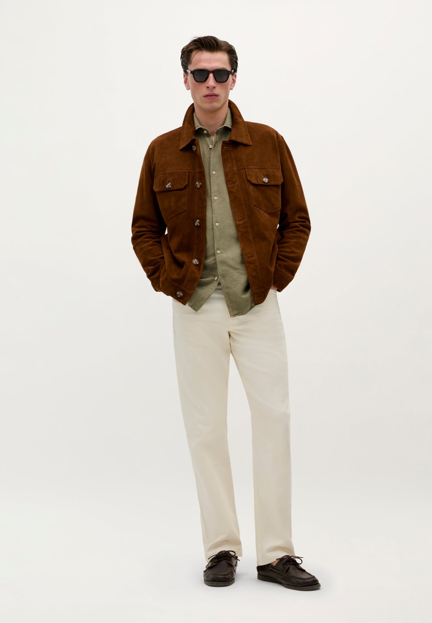 CAMISA LINO CALAVERA