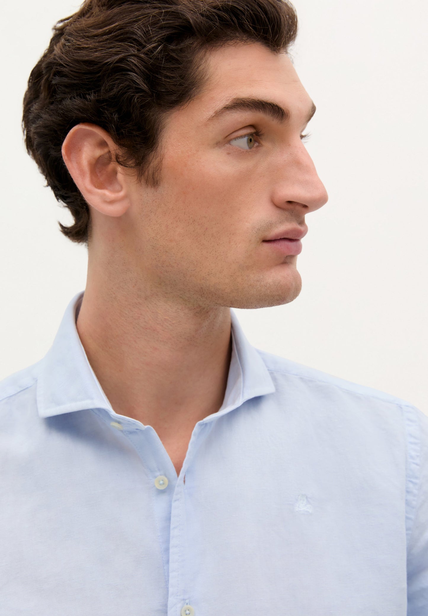 CAMISA LINO CALAVERA